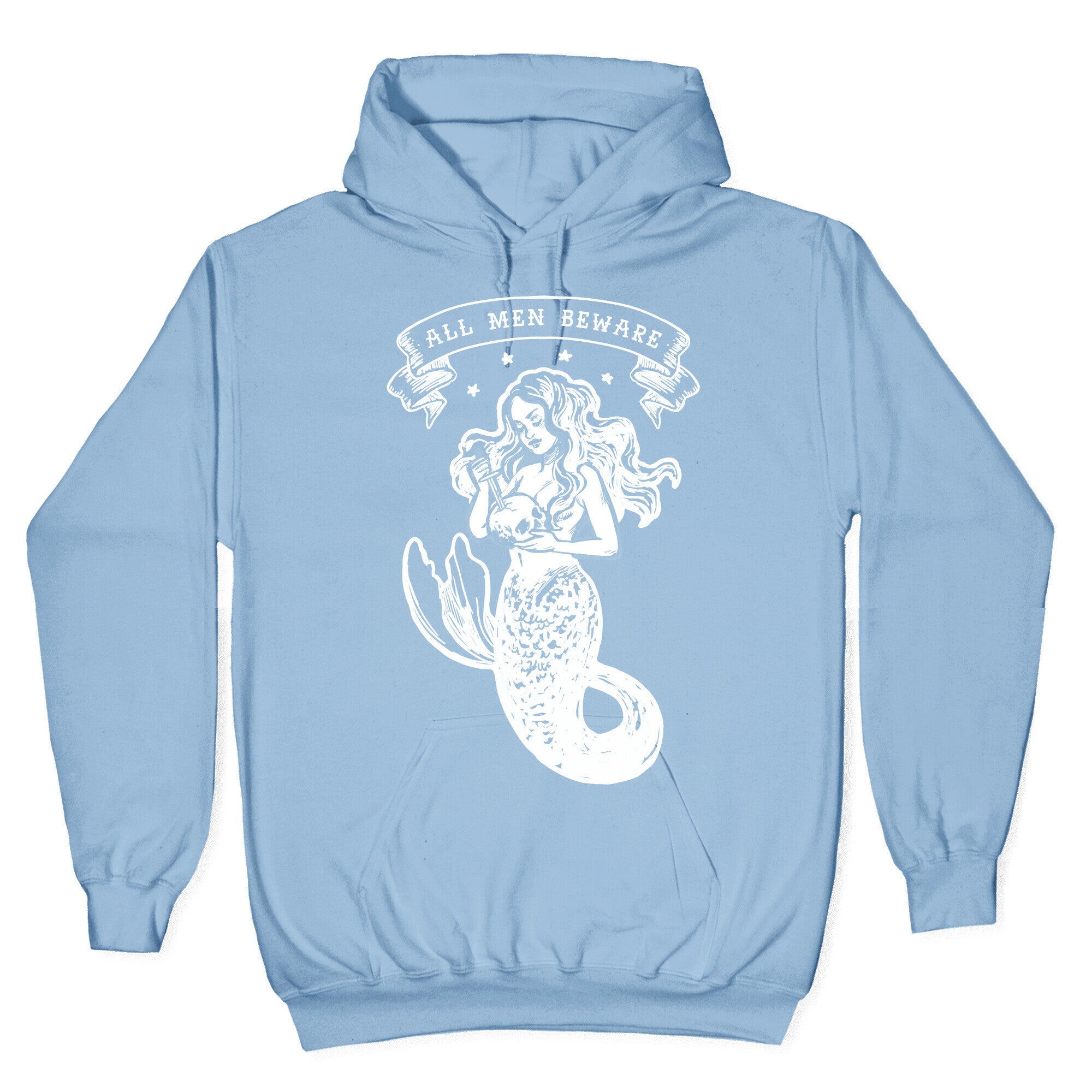 All Men Beware Vintage Mermaid Hoodie Style001