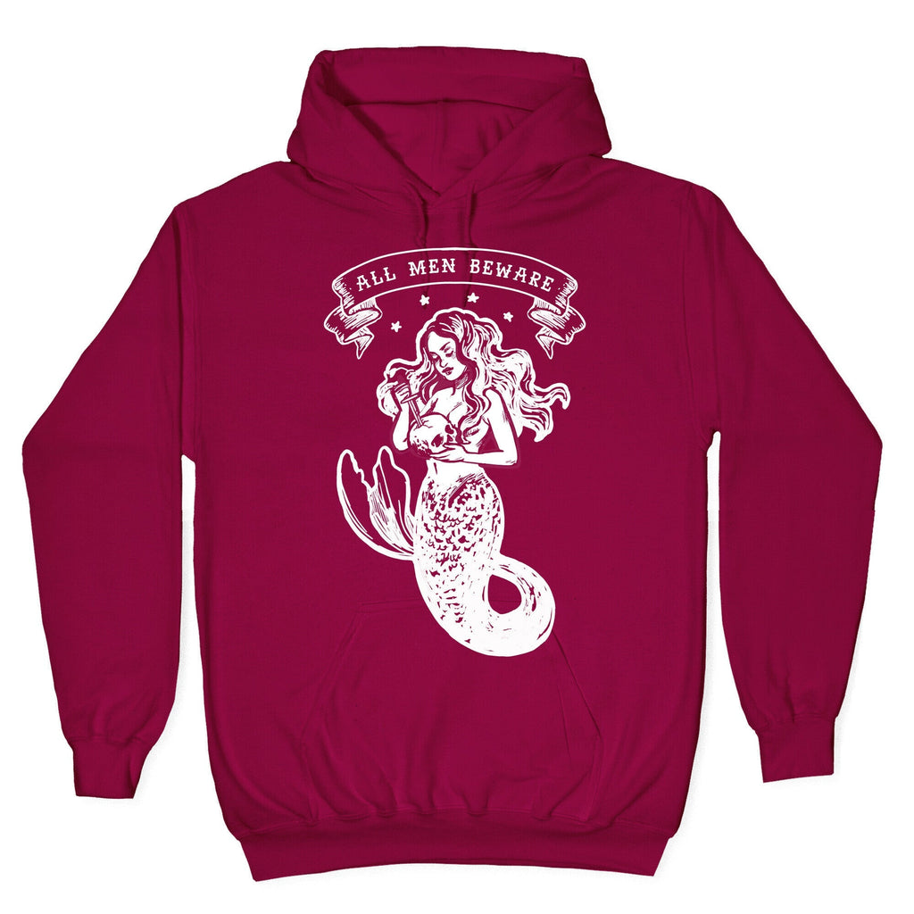 All Men Beware Vintage Mermaid Hoodie Style001