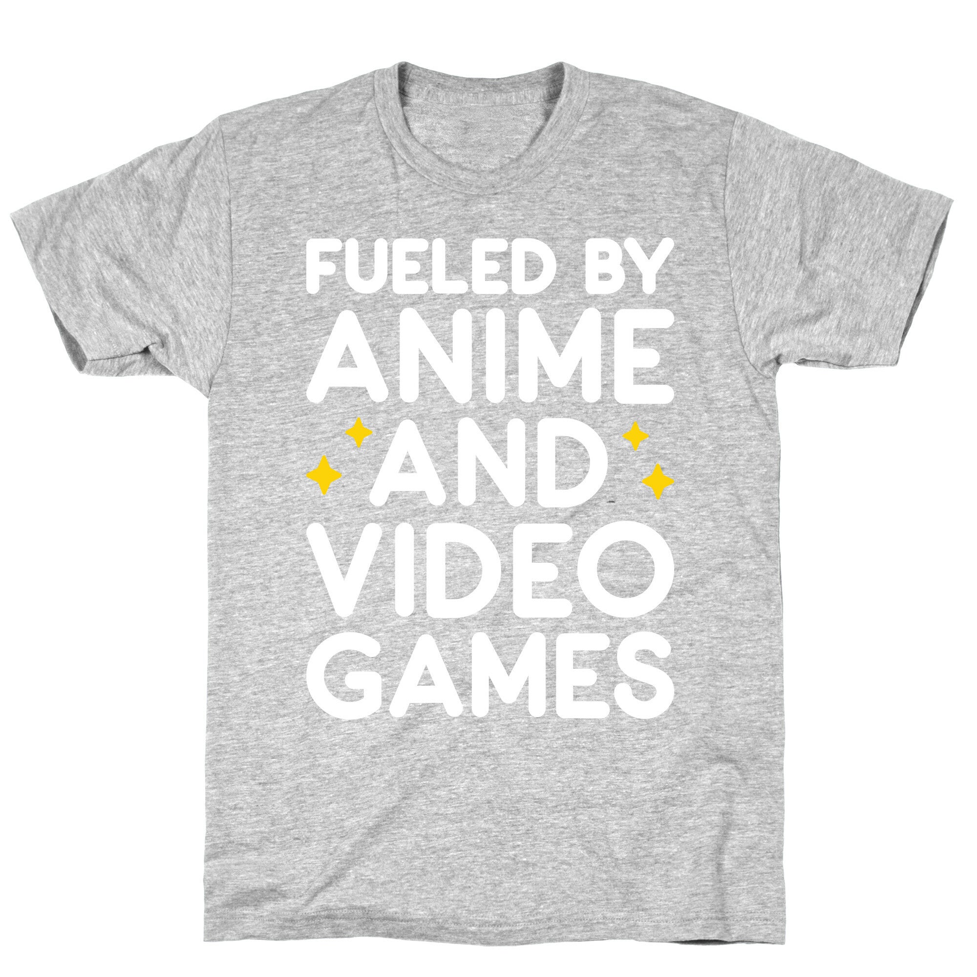 Fueled By Anime And Video Games T-Shirt Style001