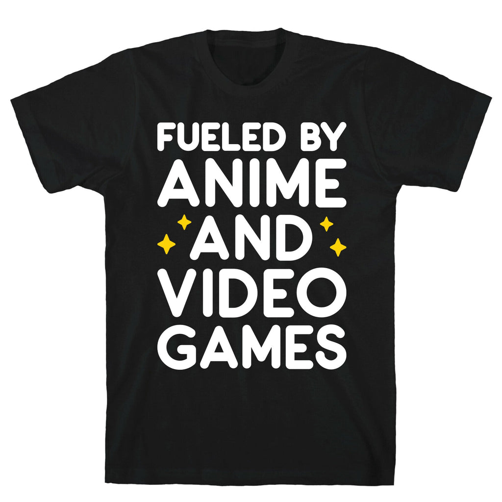Fueled By Anime And Video Games T-Shirt Style001