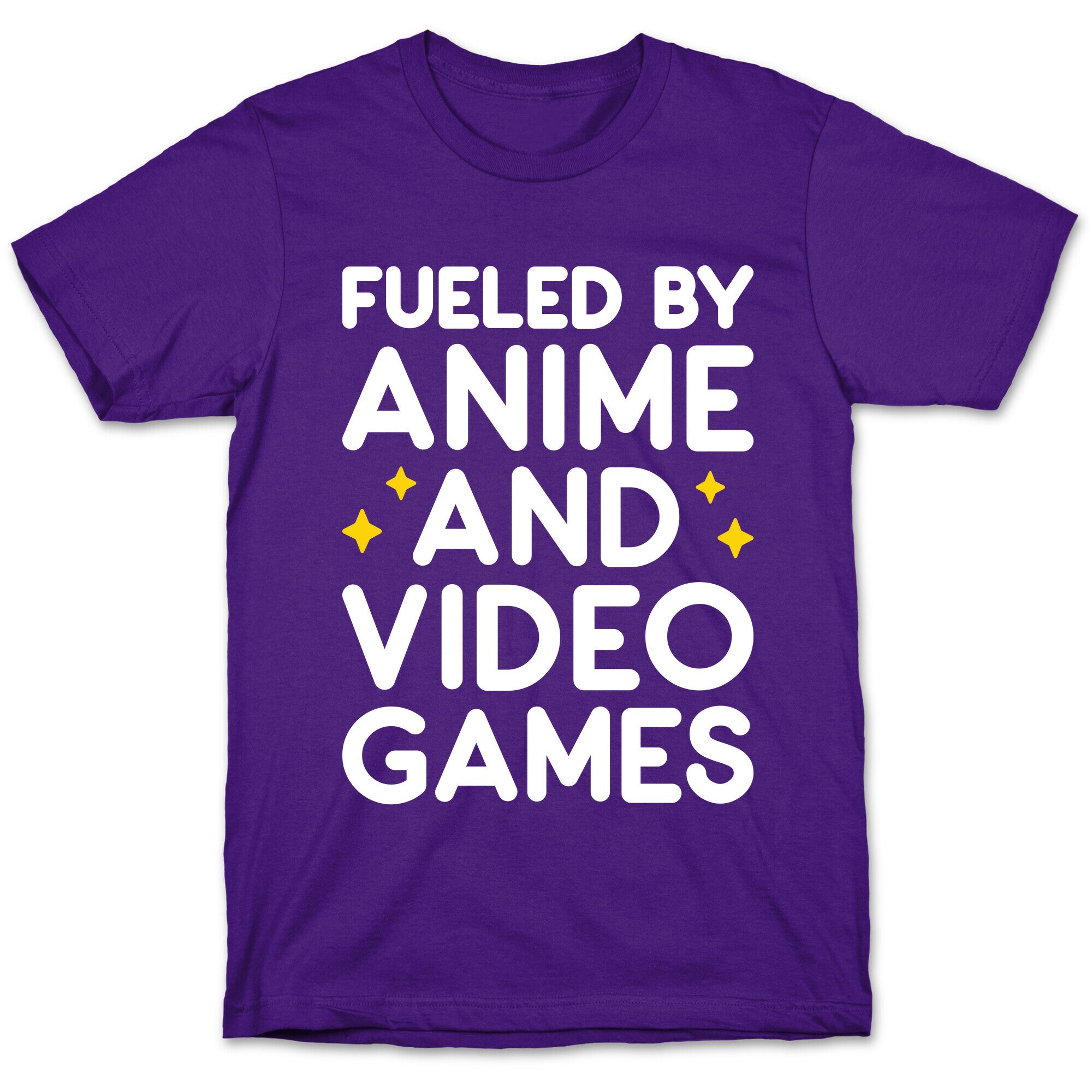 Fueled By Anime And Video Games T-Shirt Style001