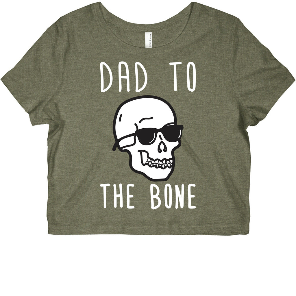 Dad To The Bone Graphic Baby Tee Style001