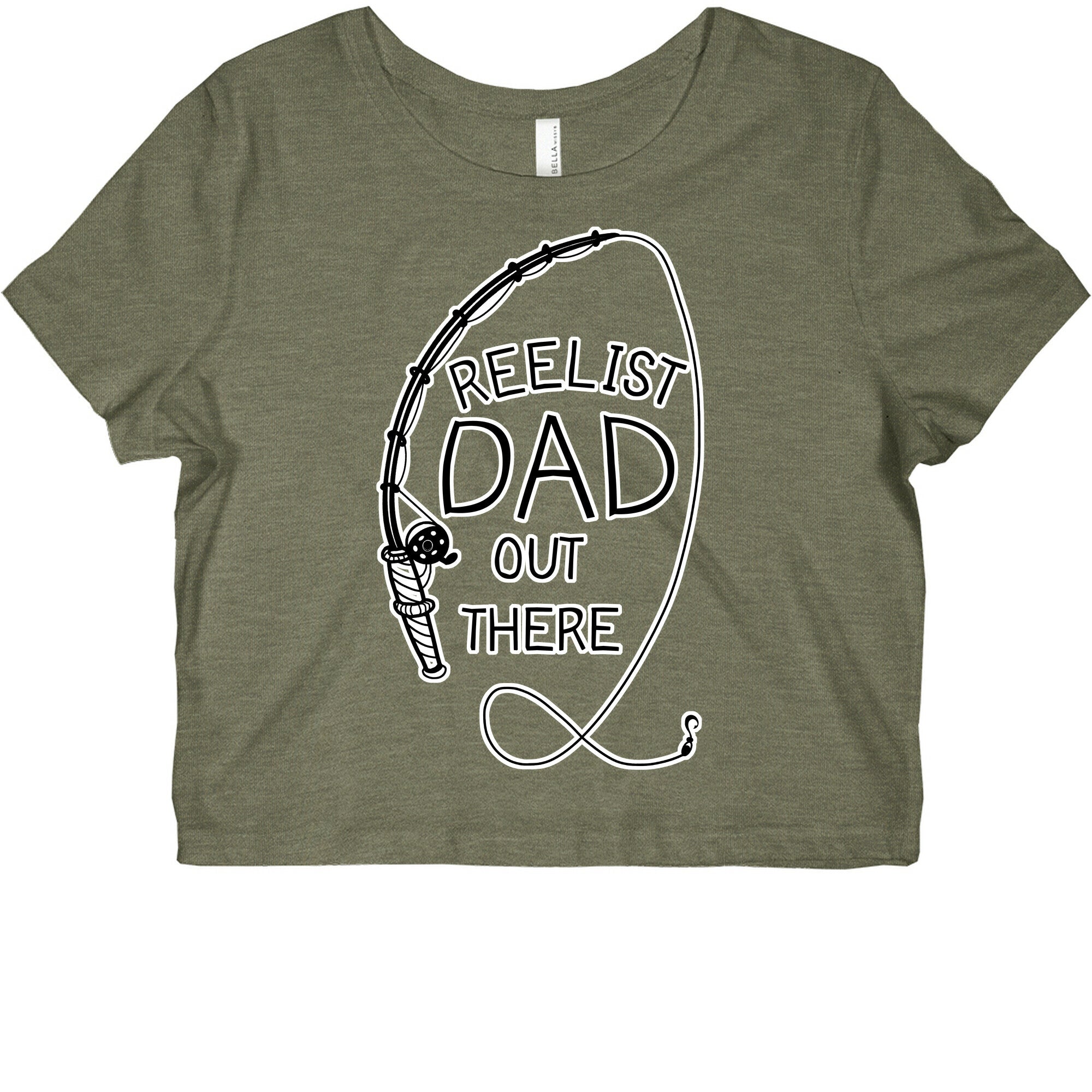 Reelist Dad Out There Fishing Graphic Baby Tee