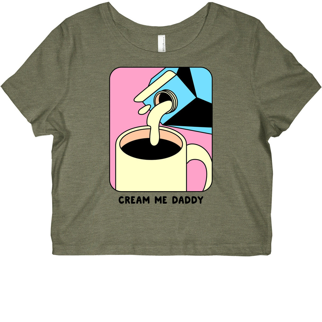 Cream Me Daddy (Coffee) Graphic Baby Tee
