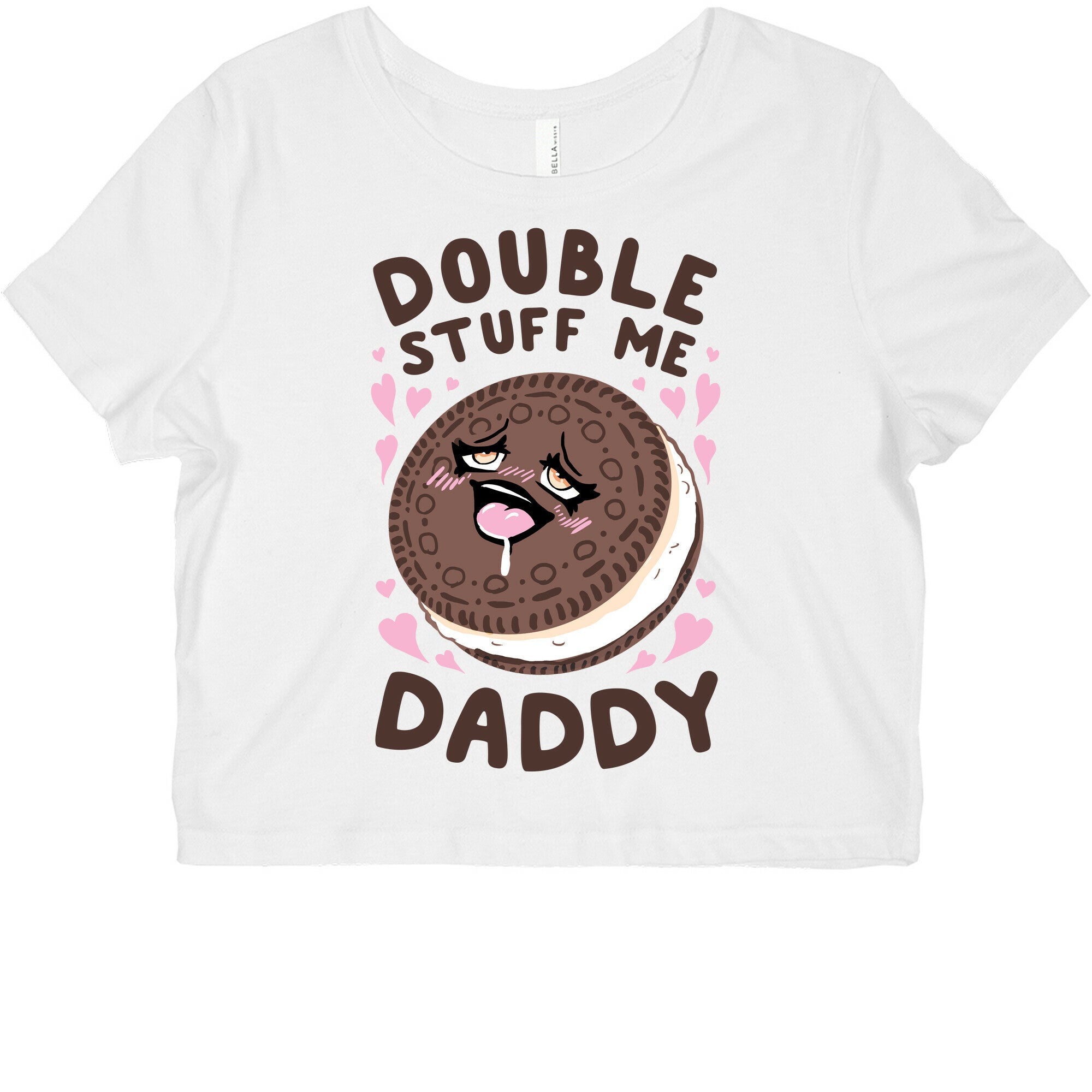 Double Stuff Me Daddy Graphic Baby Tee Style001