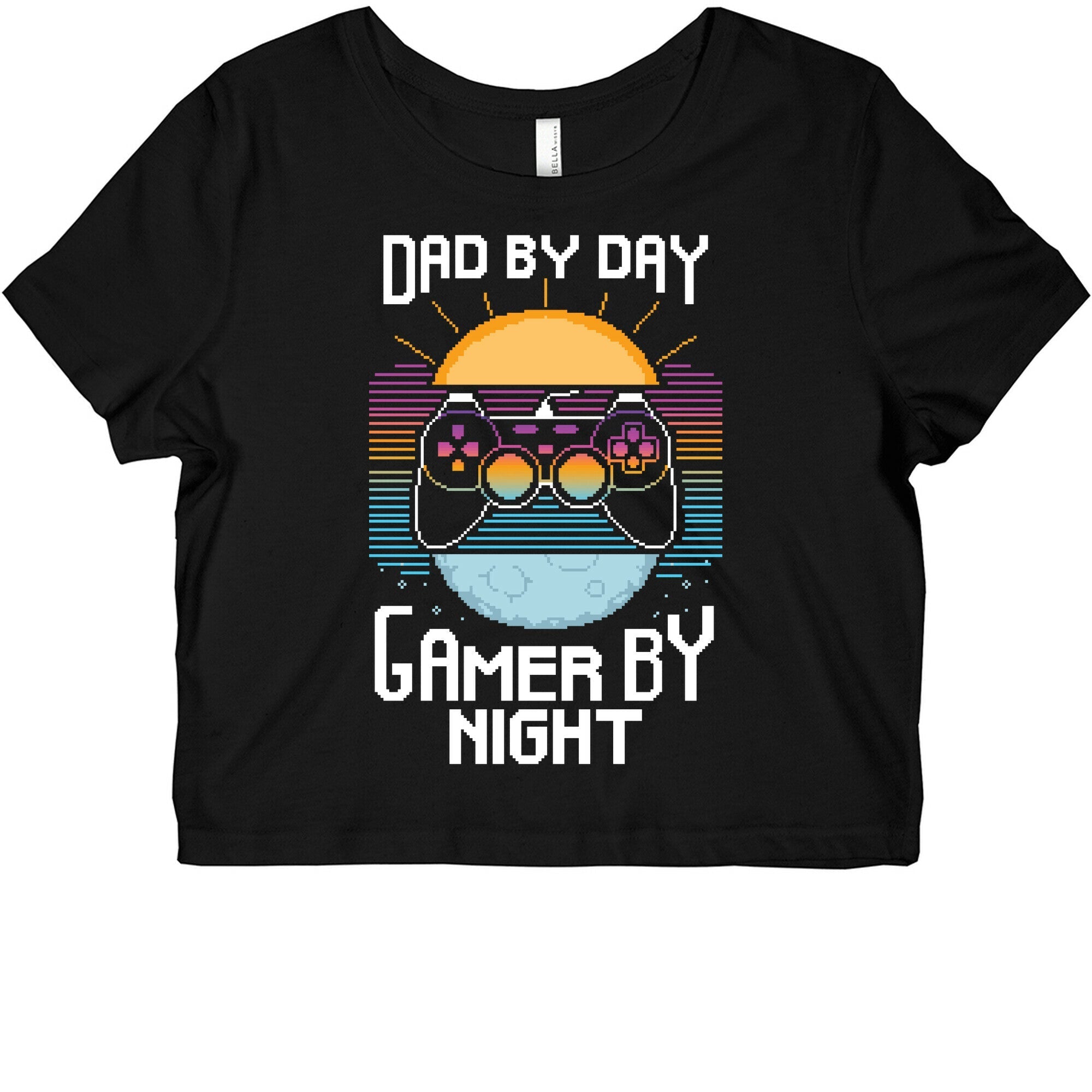 Dad By Day, Gamer By Night Graphic Baby Tee