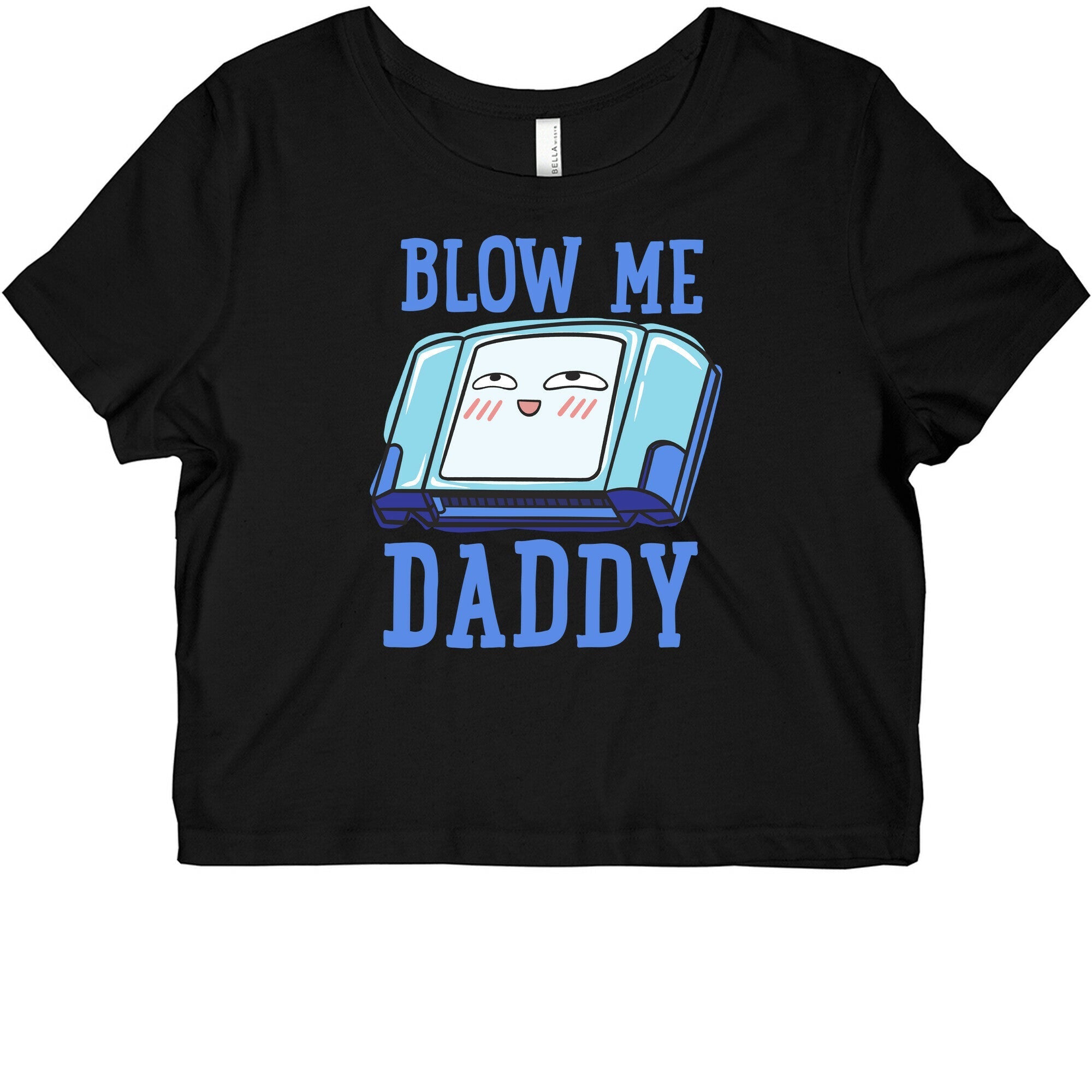 Blow Me Daddy Game Cartridge Parody Graphic Baby Tee