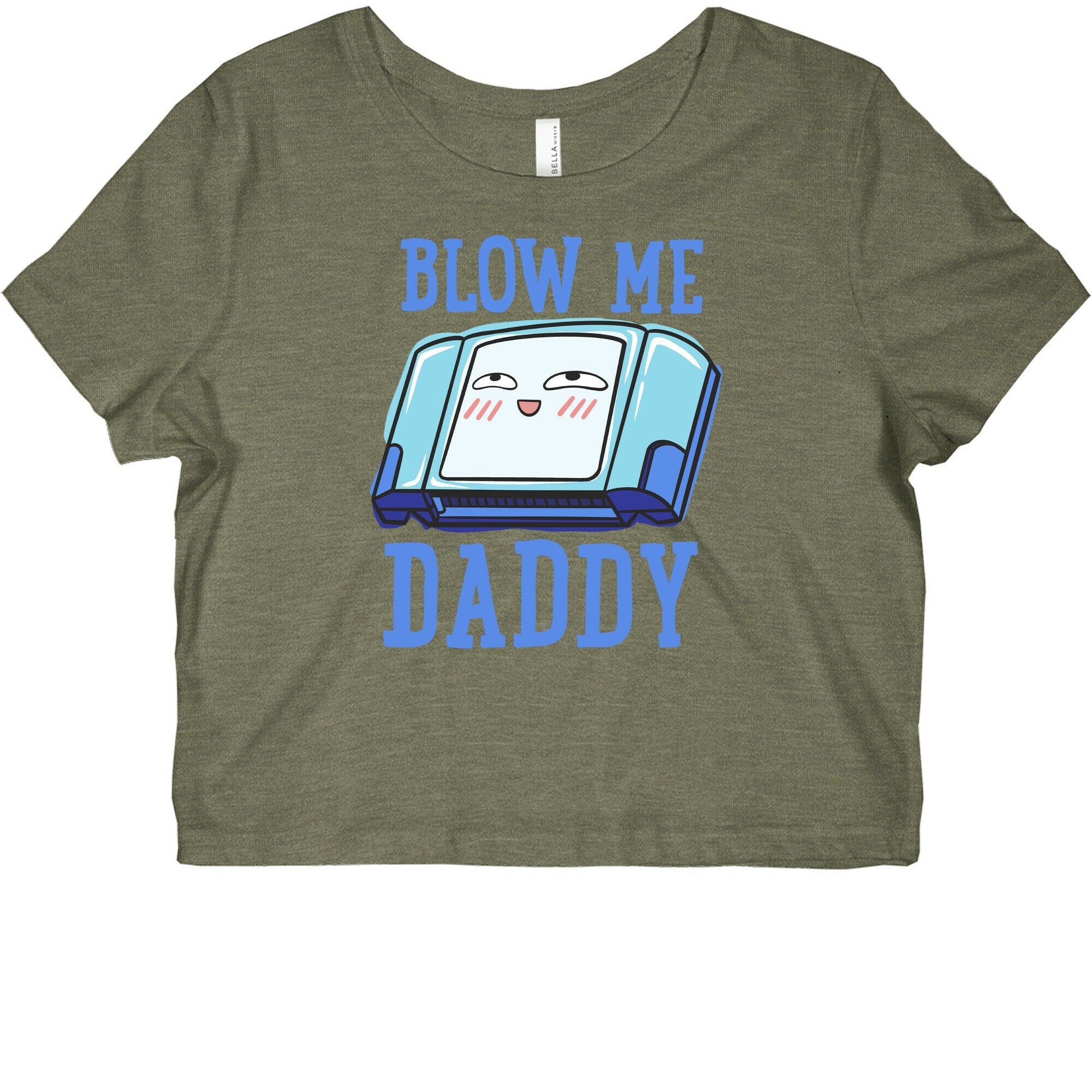 Blow Me Daddy Game Cartridge Parody Graphic Baby Tee