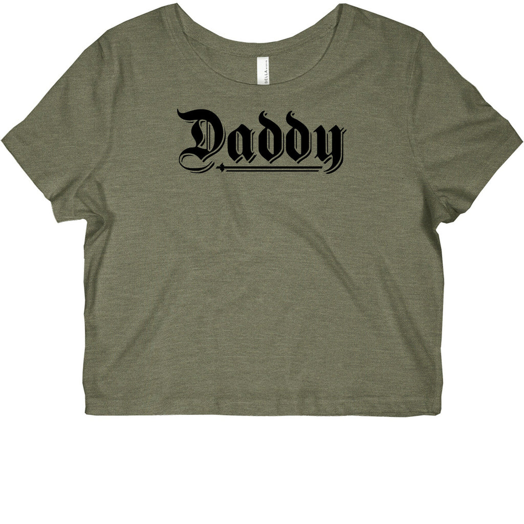 Daddy Gothic Graphic Baby Tee Style002
