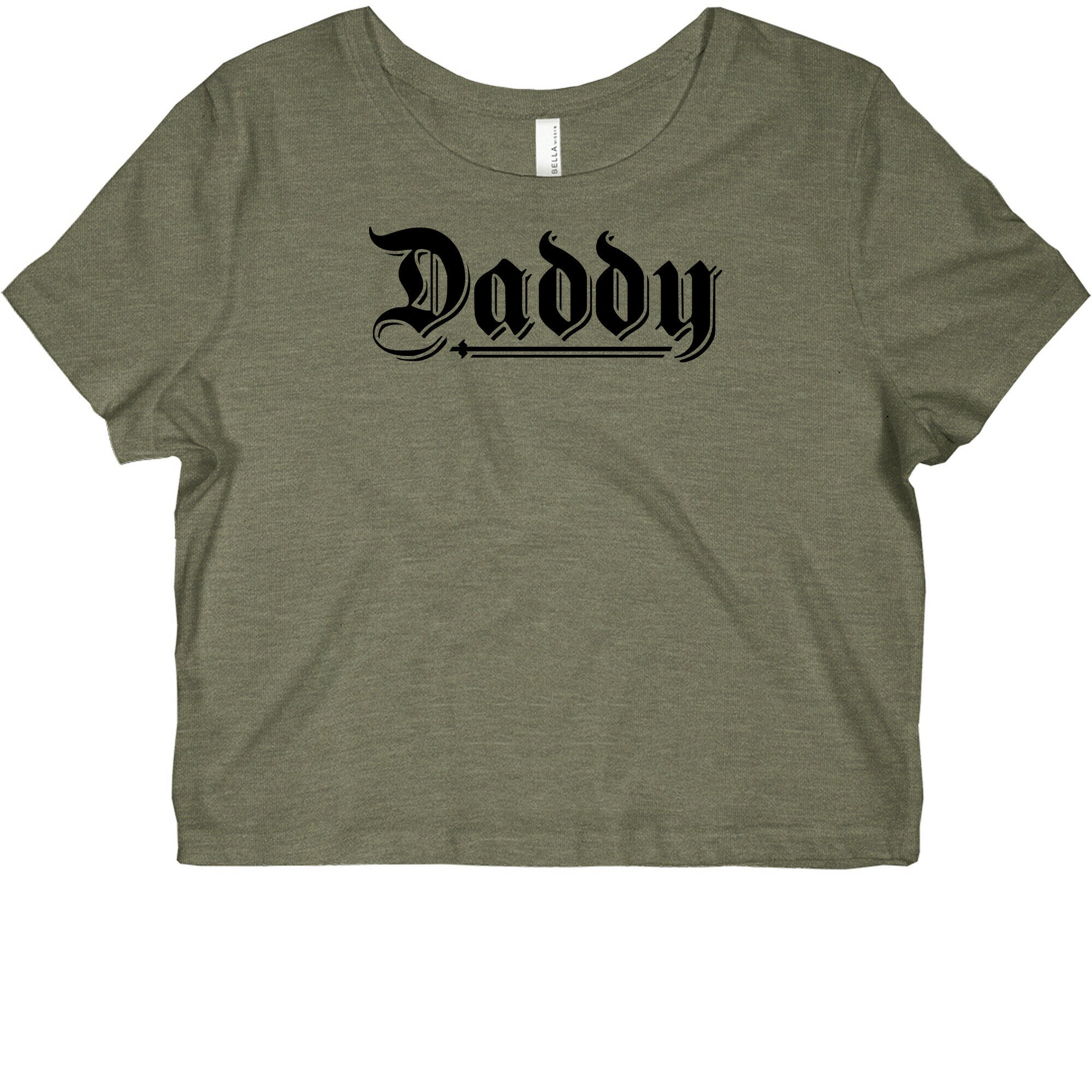 Daddy Gothic Graphic Baby Tee Style002