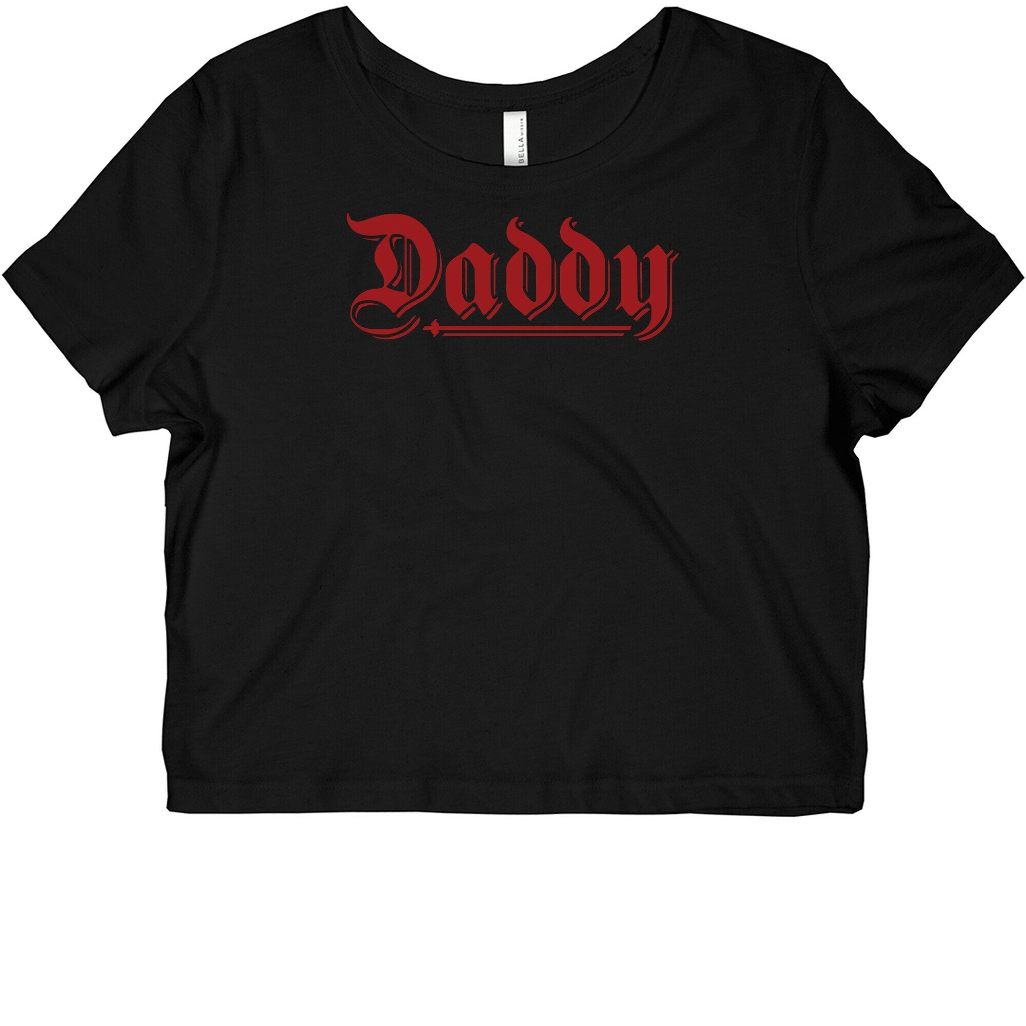 Daddy Gothic Graphic Baby Tee Style001