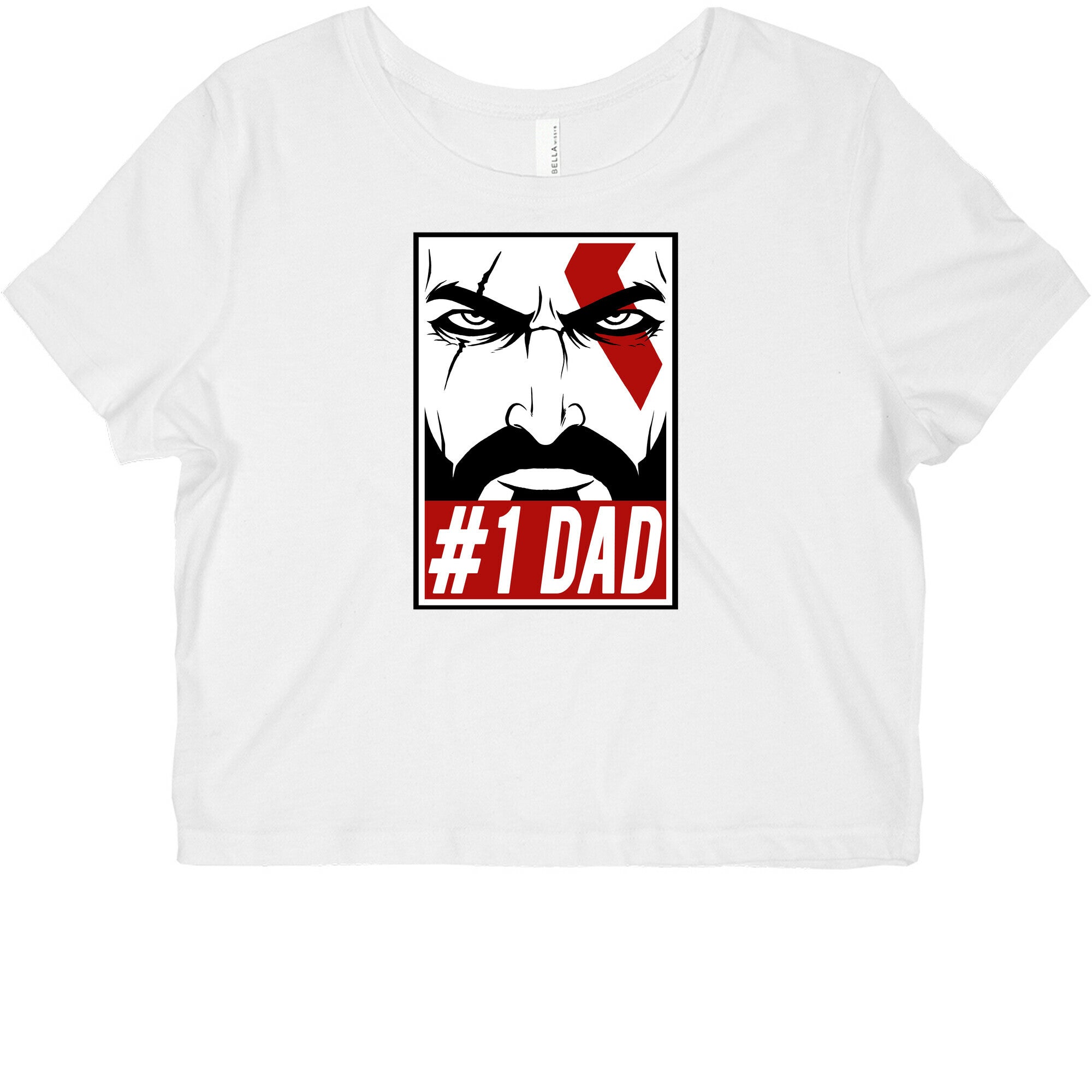 #1 Dad: Kratos Graphic Baby Tee