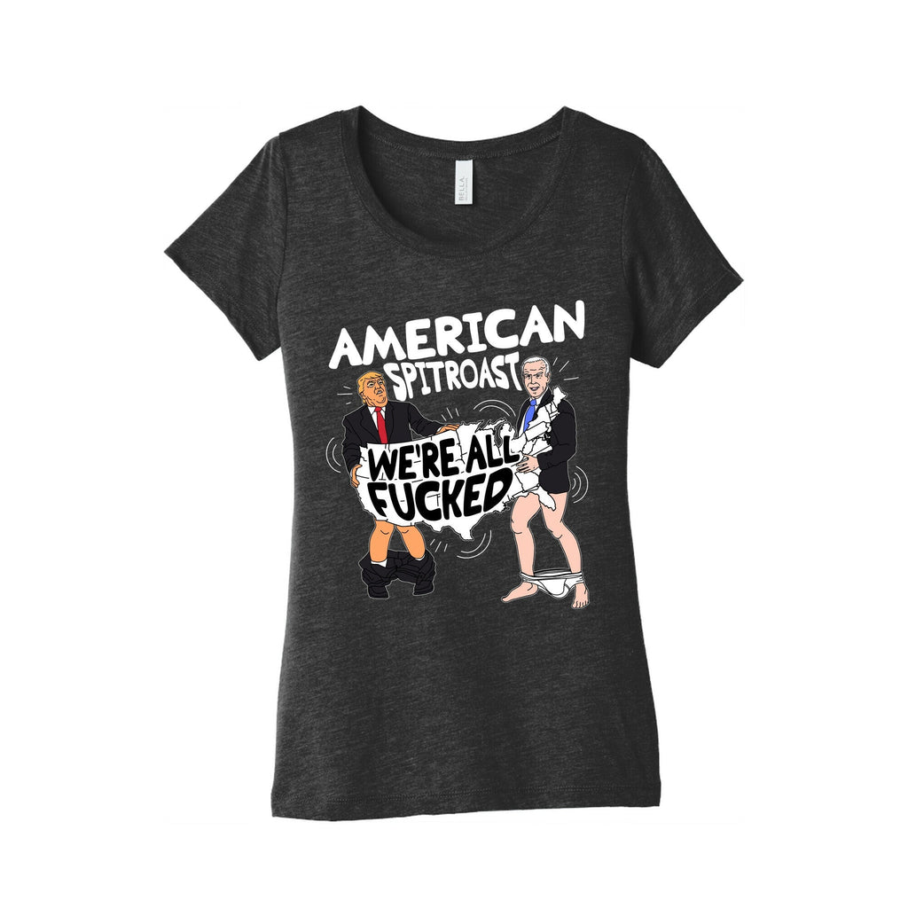 American Spit Roast Womens Triblend Tee