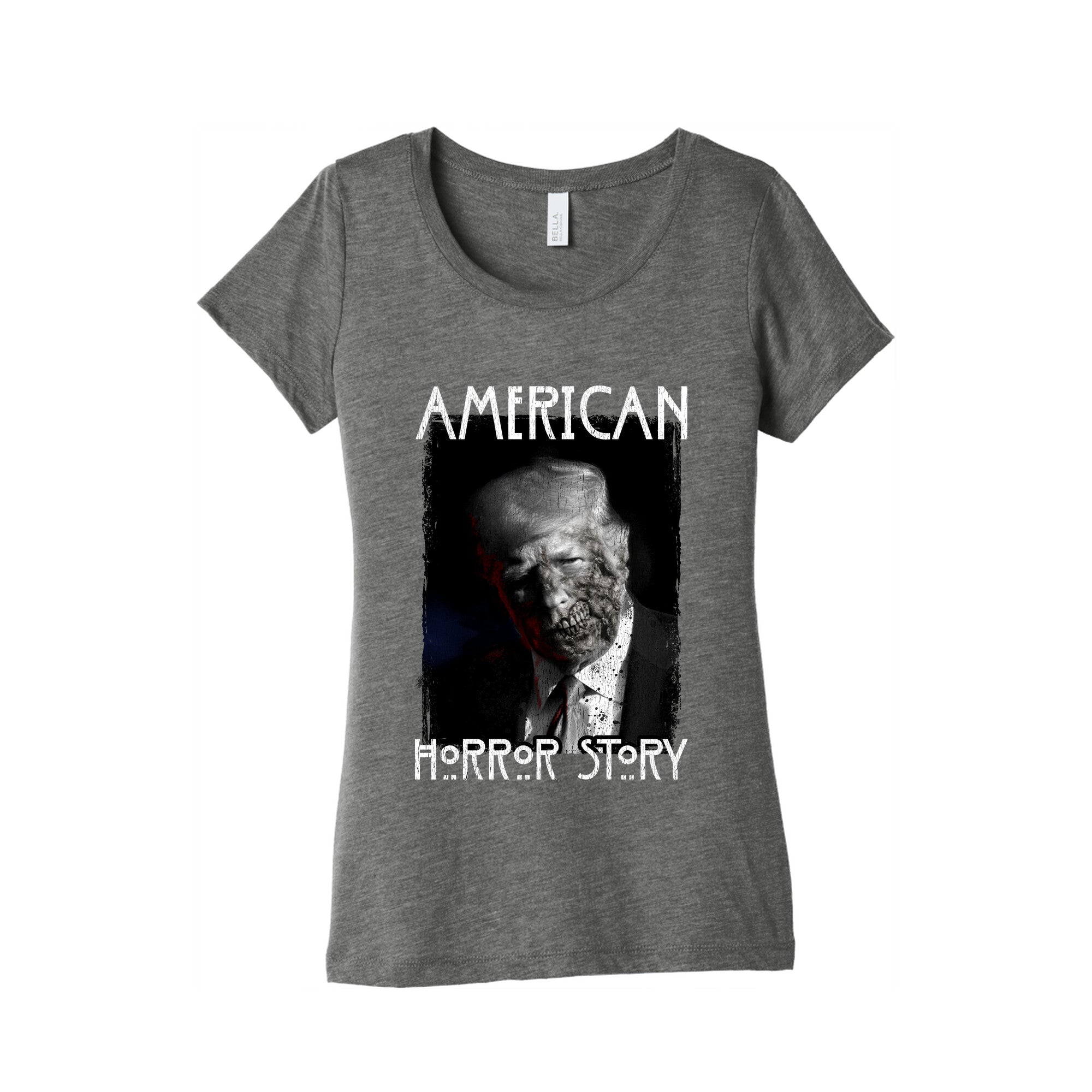 American Horror Story Trump Womens Triblend Tee