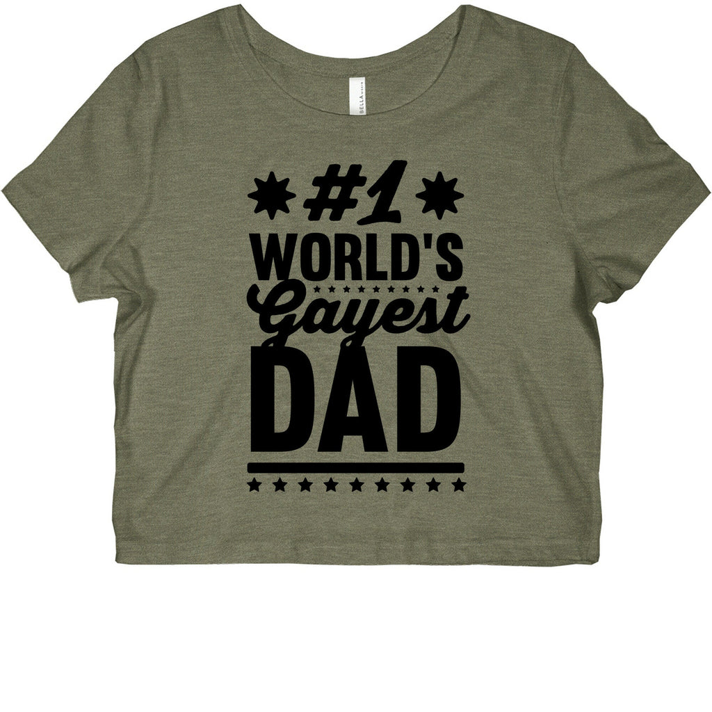 #1 World's Gayest Dad Graphic Baby Tee