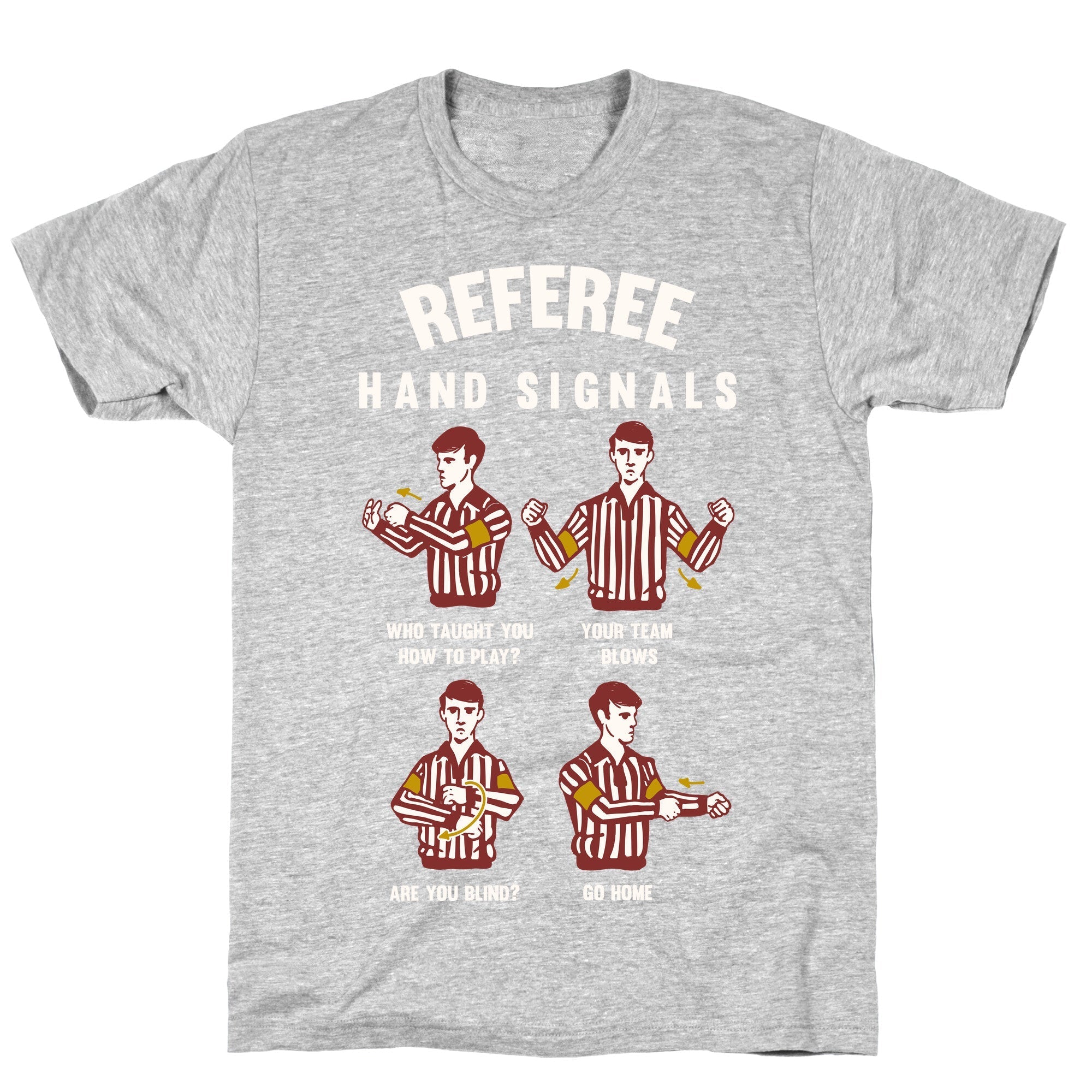 Funny Referee Hand Signals T-Shirt