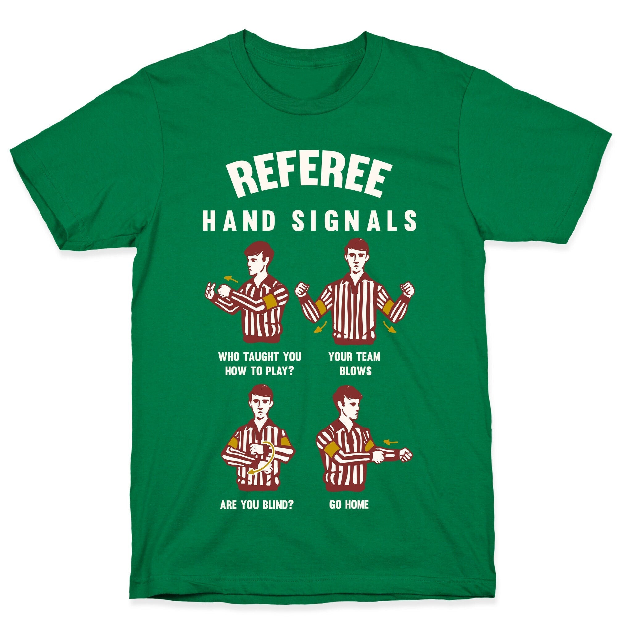 Funny Referee Hand Signals T-Shirt
