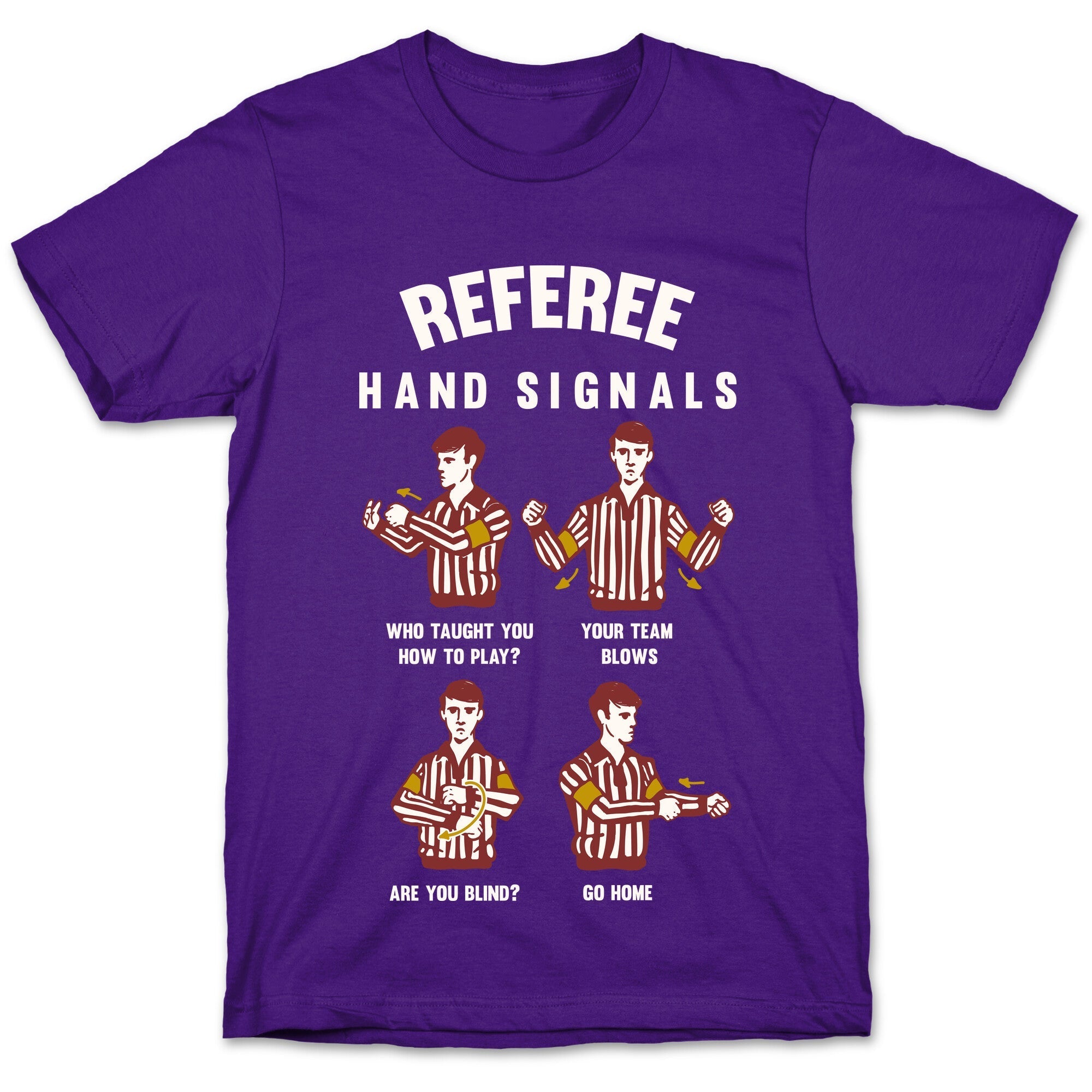 Funny Referee Hand Signals T-Shirt