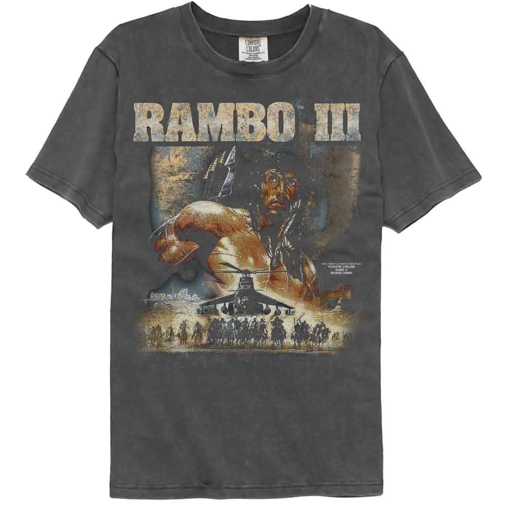 Rambo 3 Chopper Poster Comfort Colors T-Shirt