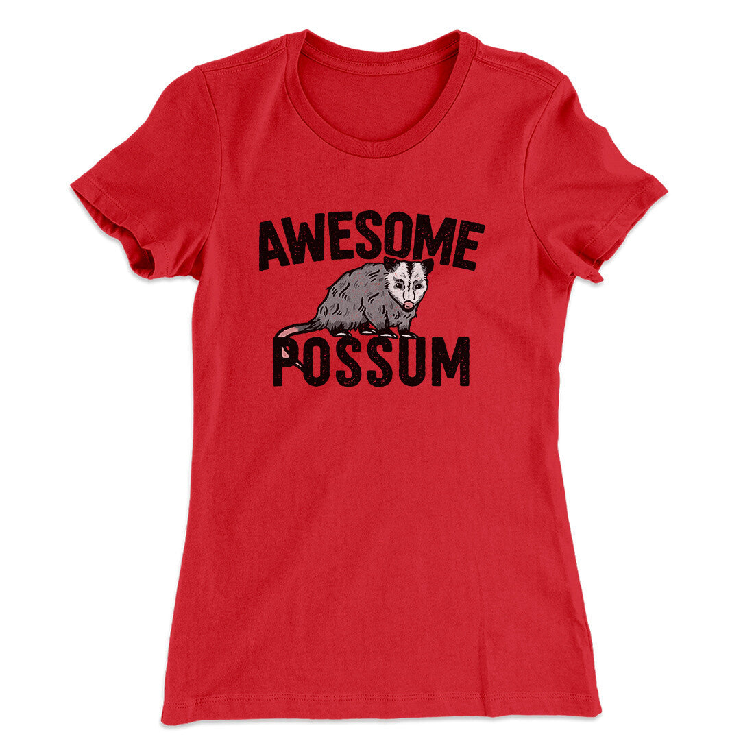 Awesome Possum Funny Women's T-Shirt