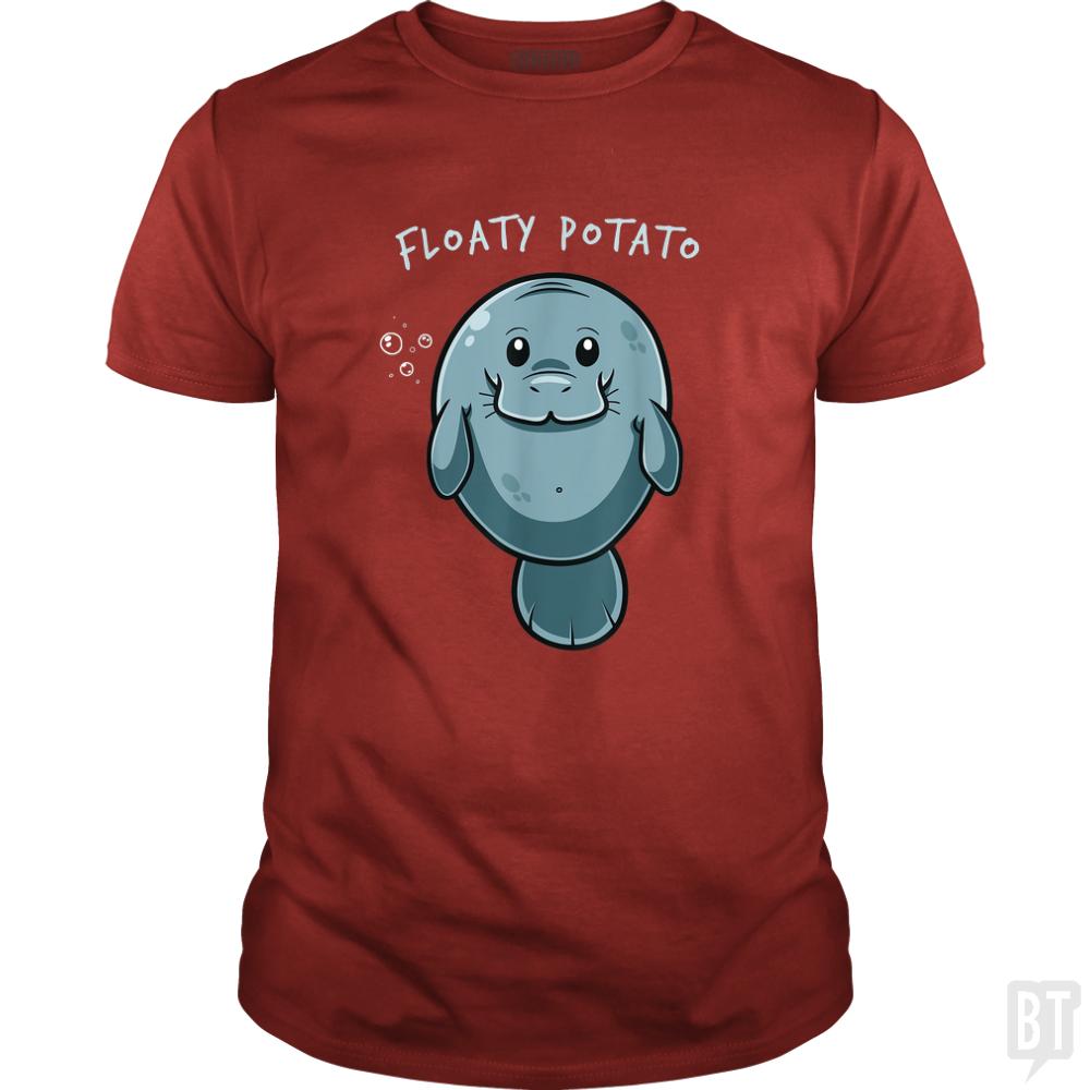 Floaty Potato Funny Manatee Sea Animal Manatees Po