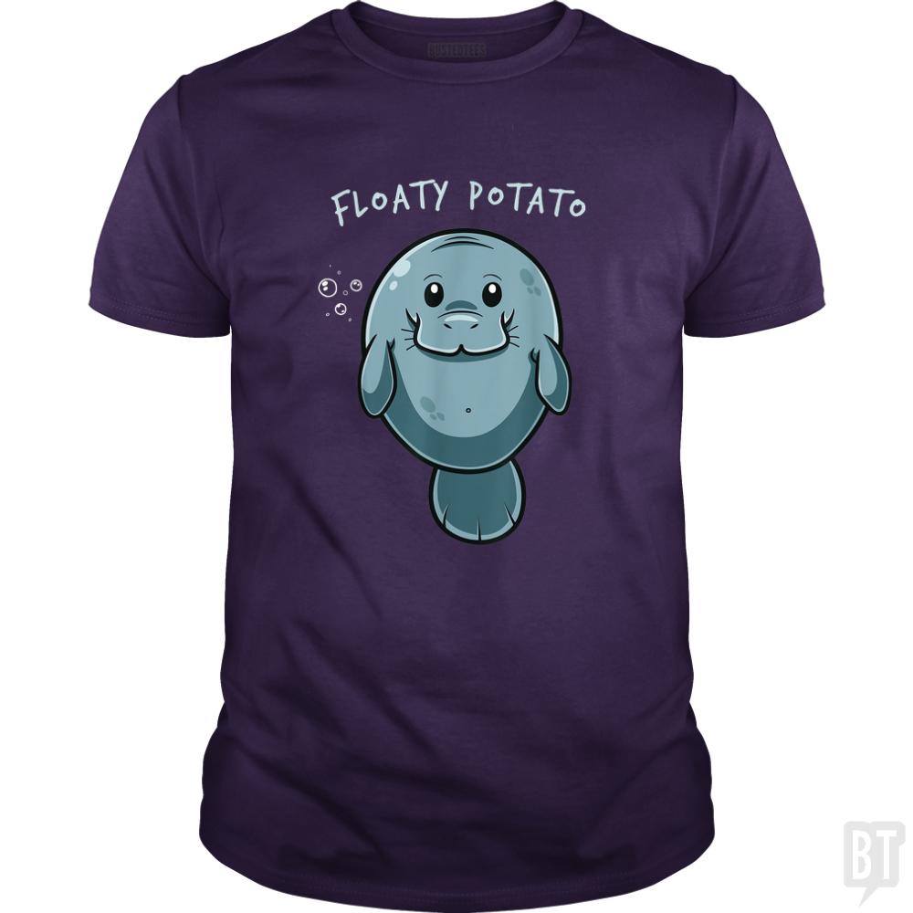 Floaty Potato Funny Manatee Sea Animal Manatees Po