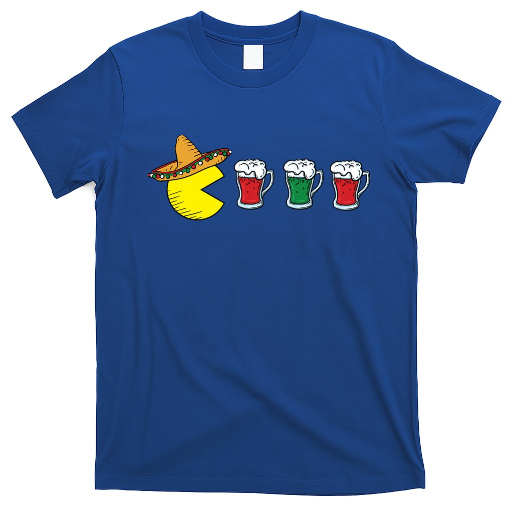 Retro Funny Cinco De Mayo Gamer Mexican Beer T-Shirt