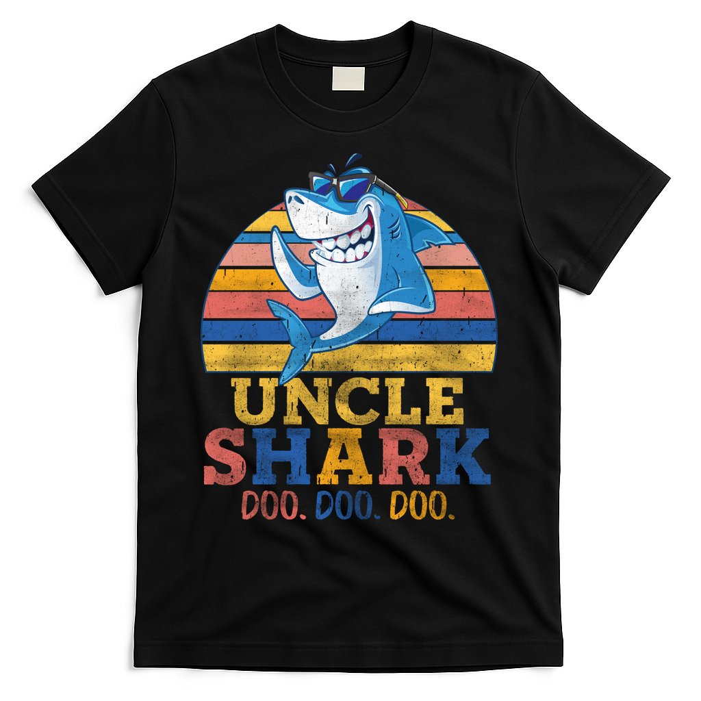 Retro Vintage Uncle Shark Doo T-Shirt