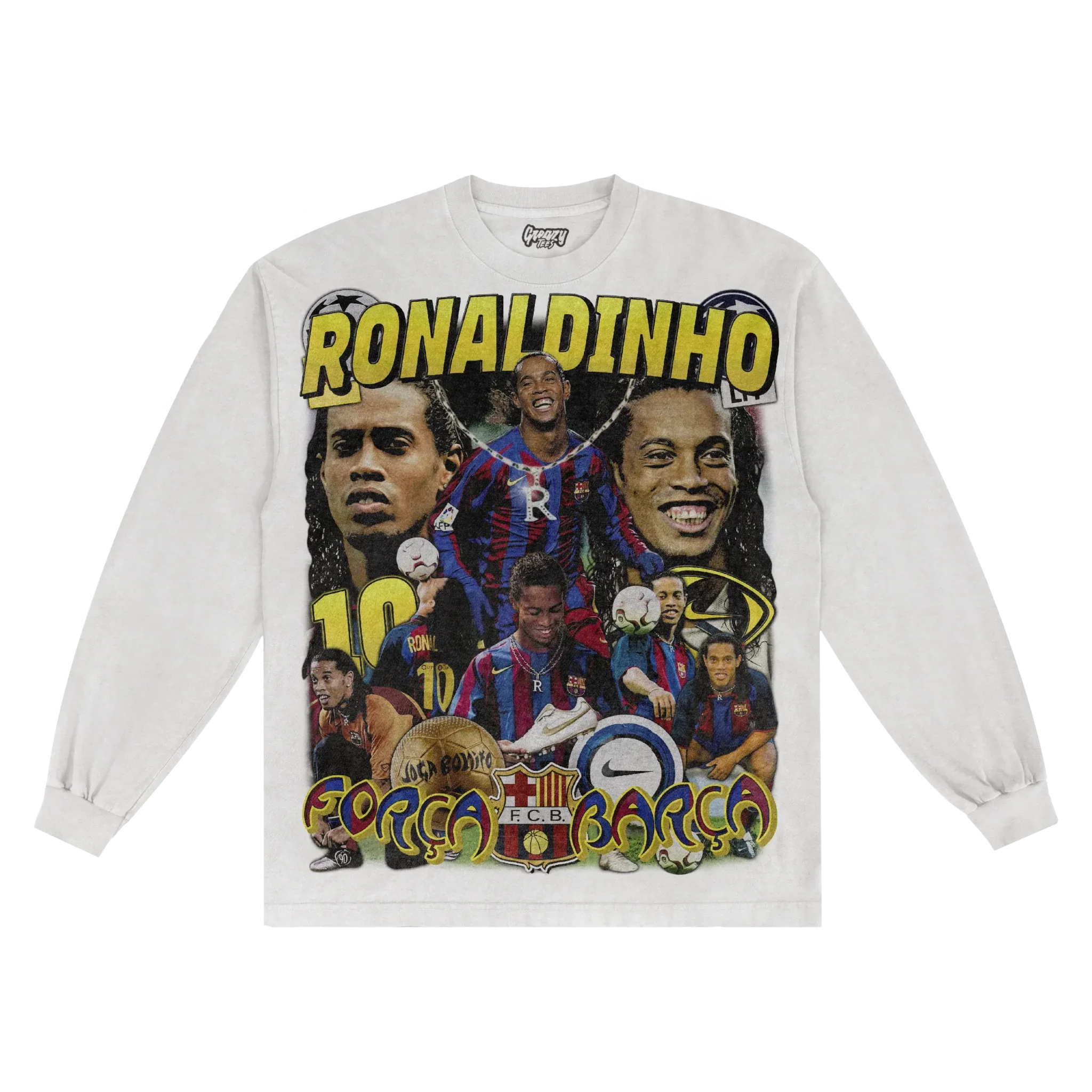 Ronaldinho BarÃ§a Classic Long Sleeved Tee