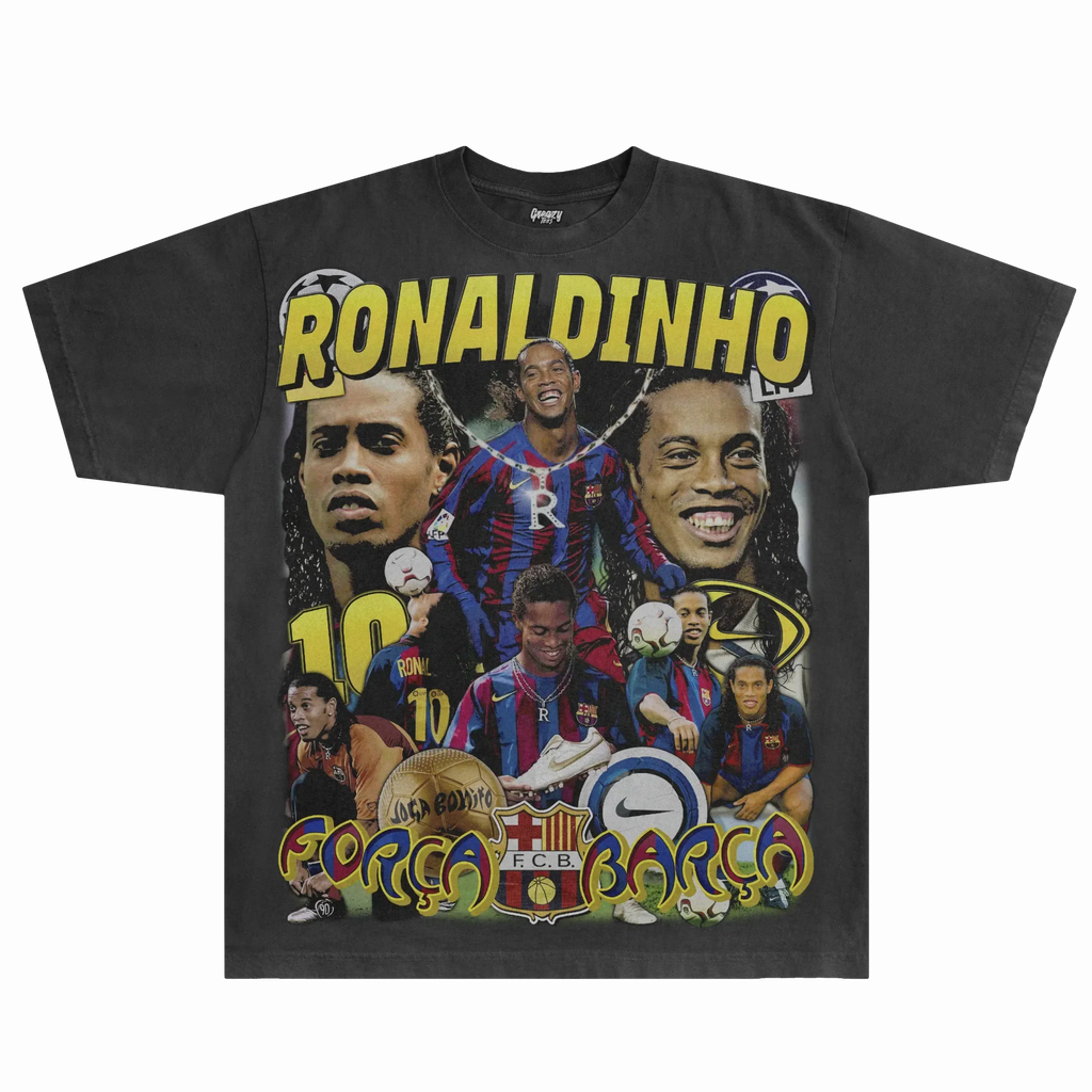 Ronaldinho BarÃ§a Classic Tee Style001