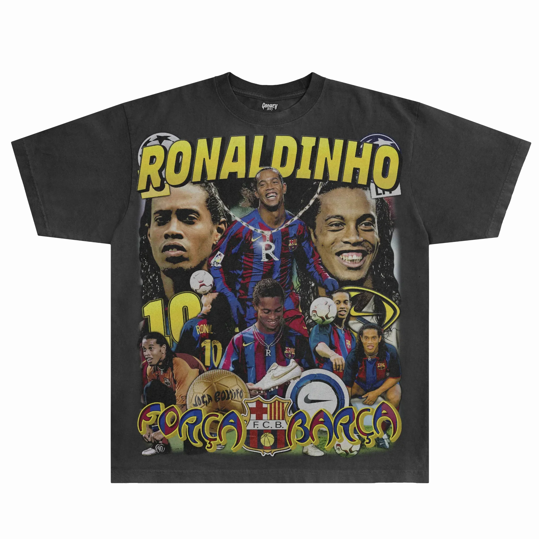 Ronaldinho BarÃ§a Classic Tee Style001