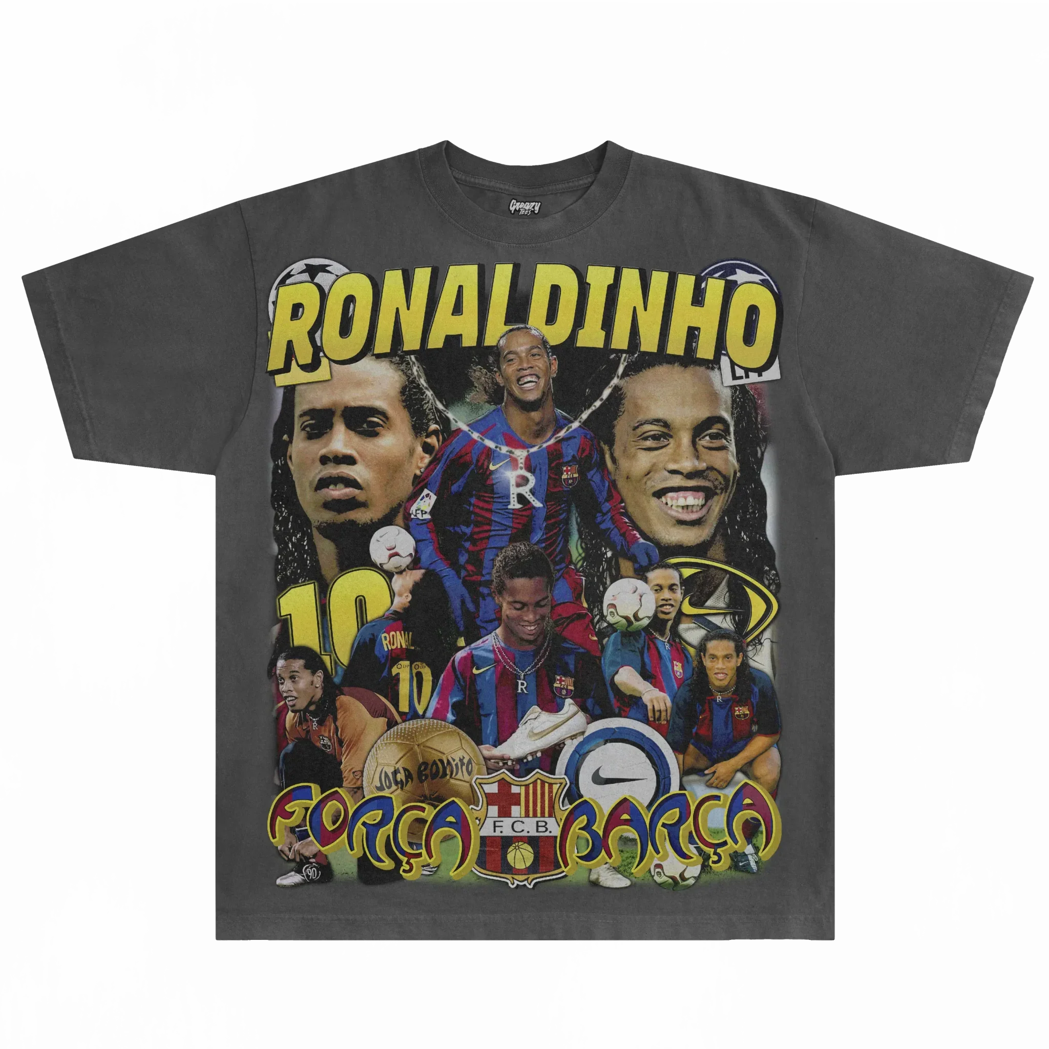 Ronaldinho BarÃ§a Classic Tee Style002