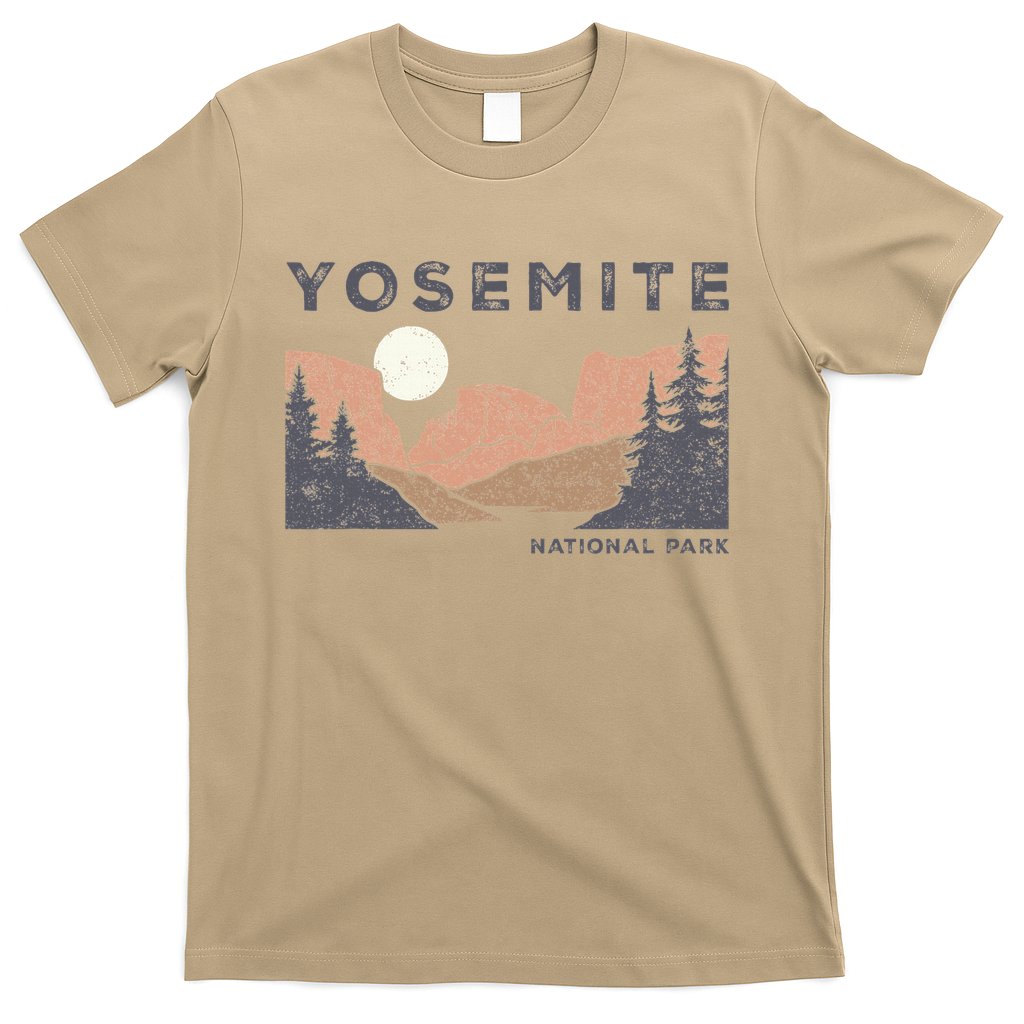 Retro Yosemite Halfdome National Park Vintage T-Shirt