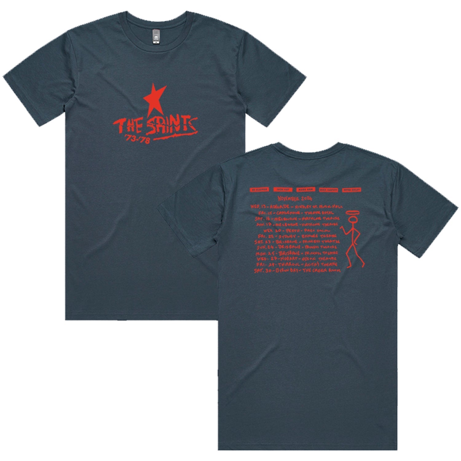 Tour T-Shirt (Petrol Blue)