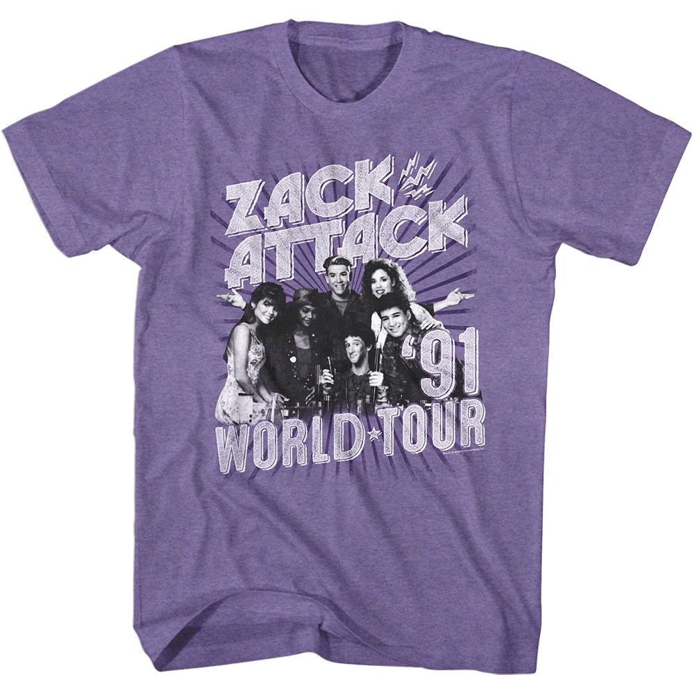 Saved By The Bell Zack Attack '91 Tour T-Shirt