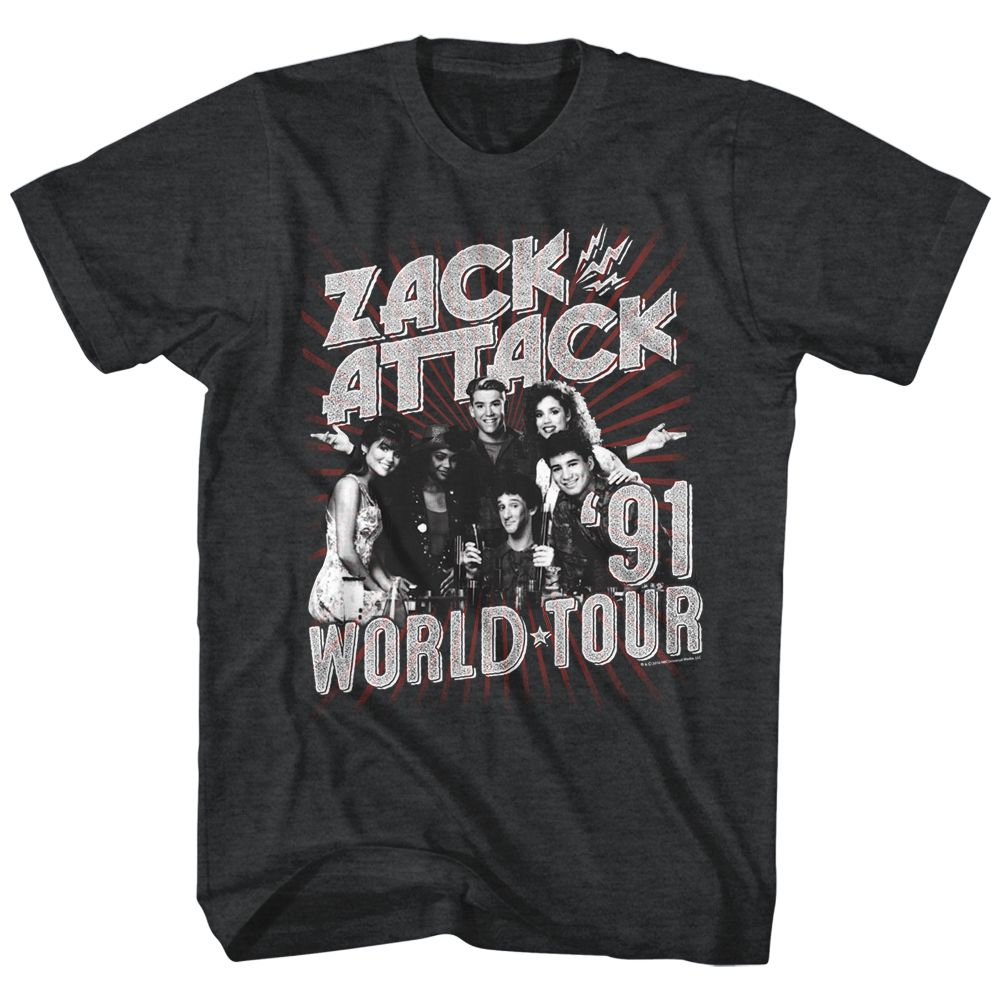 Saved By The Bell Zack Attack World Tour Boyfriend Tee