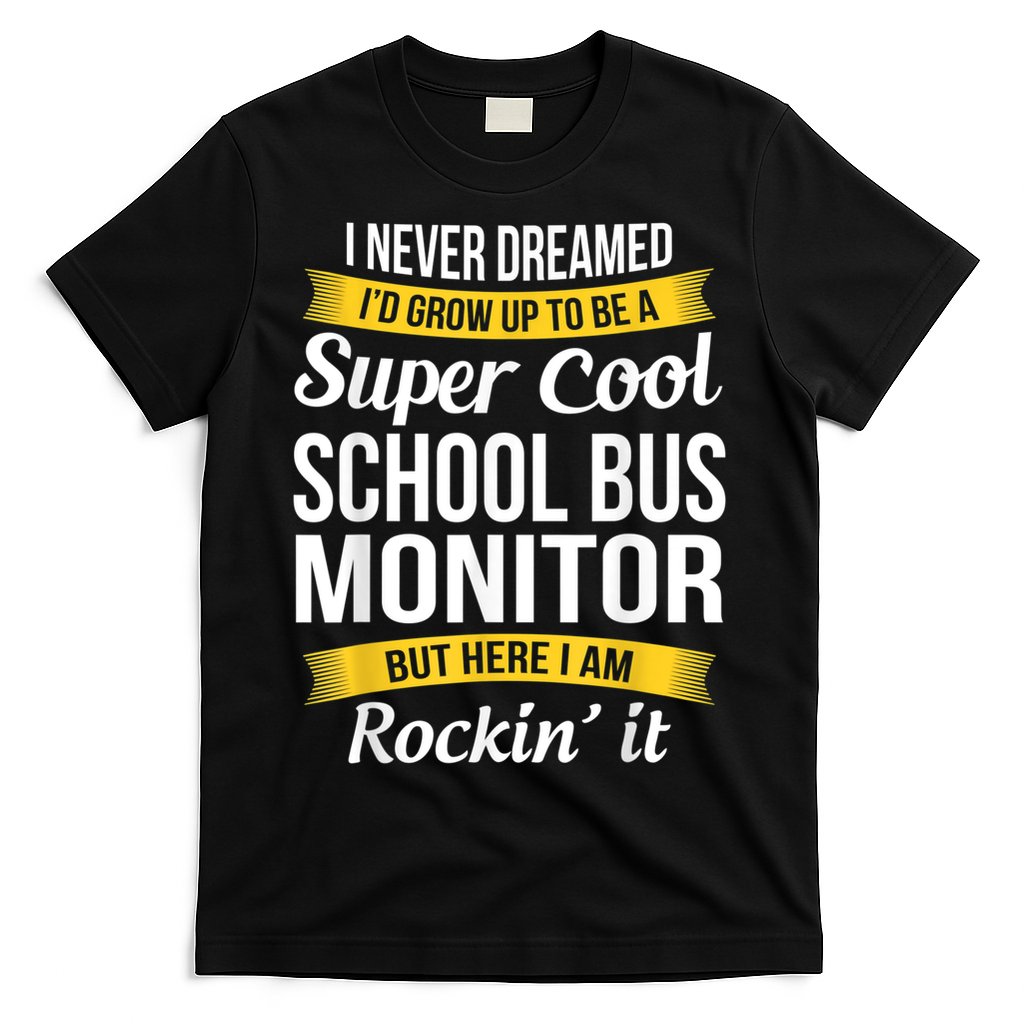 School Bus Monitor T Funny T-Shirt