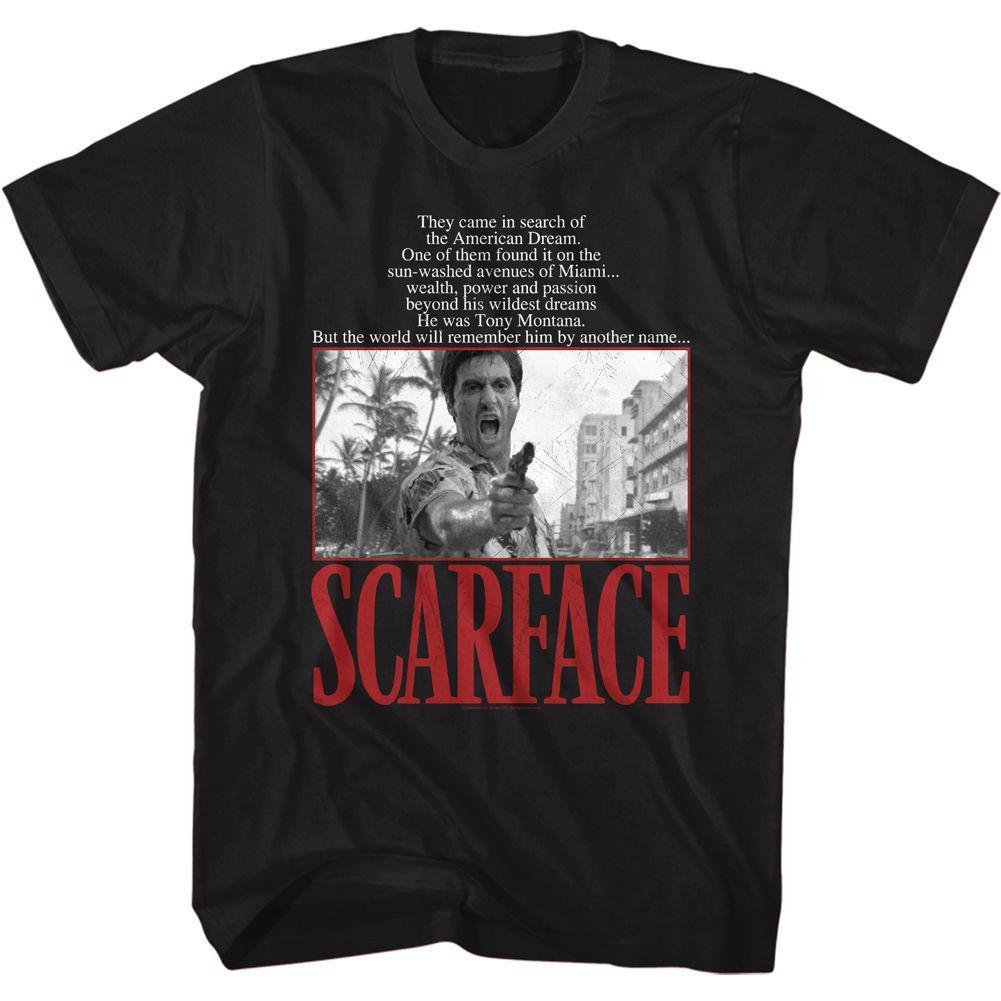 Scarface American Dream Quote Boyfriend Tee