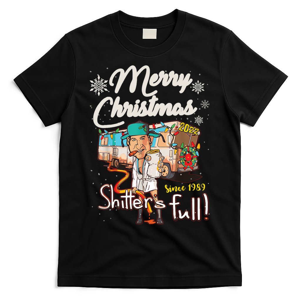 Shitters Full Funny Camper RV Camping TShirt T-Shirt