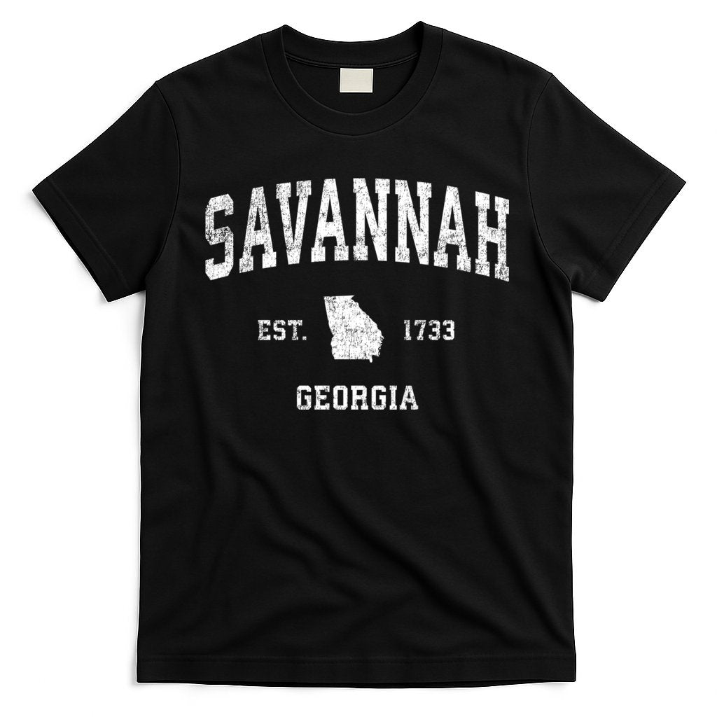 Savannah Georgia Ga Vintage Sports T-Shirt