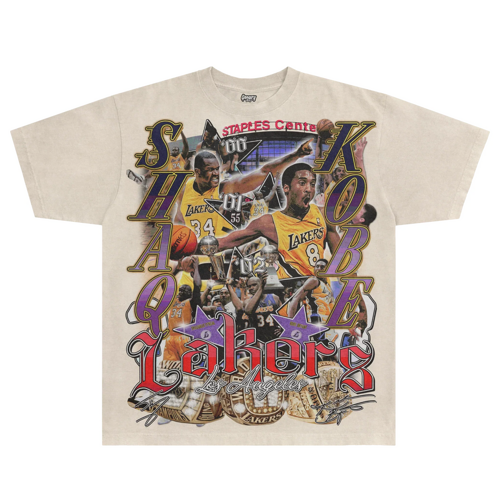 Shaq & Kobe '00-02 Classic Tee Style003