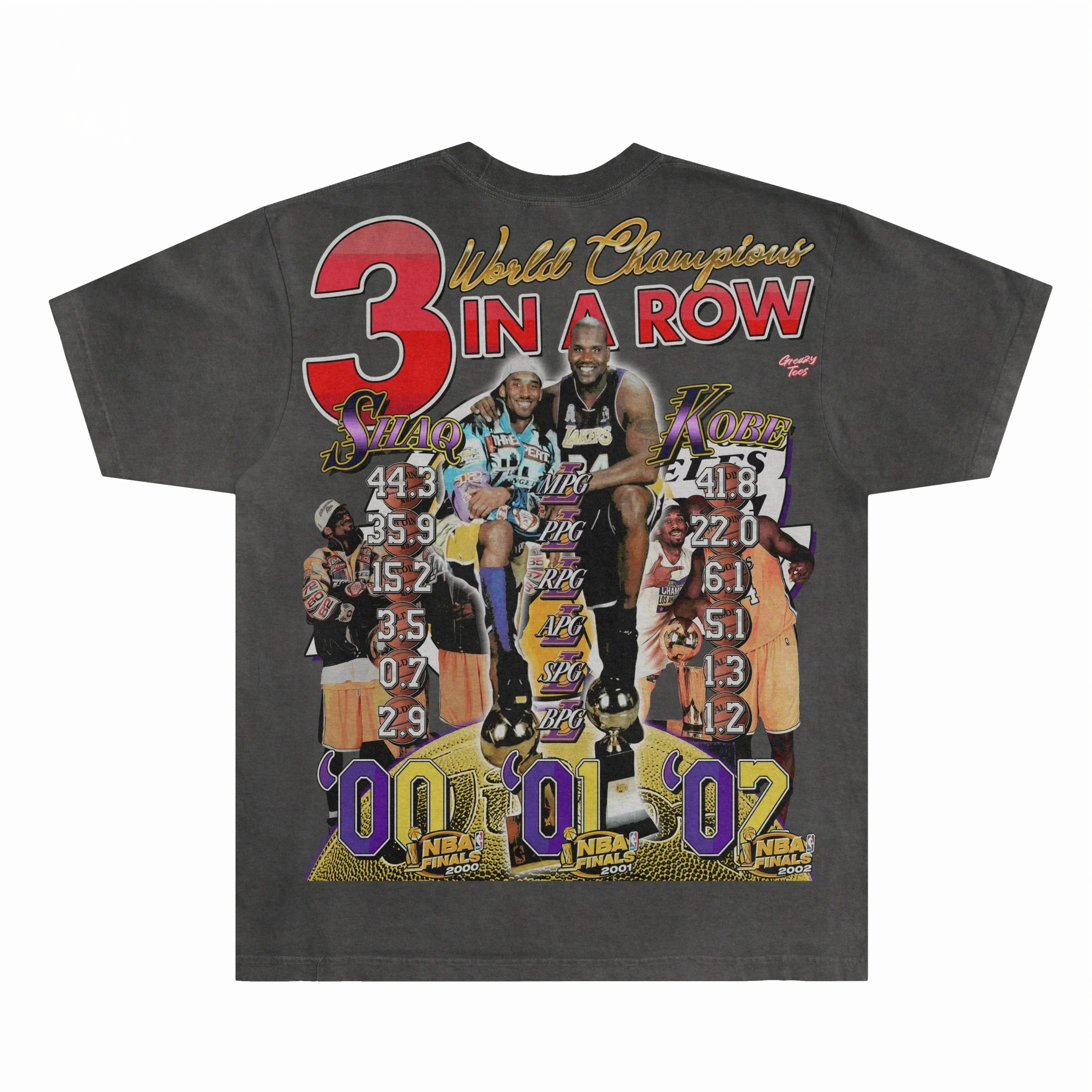 Shaq & Kobe '00-02 Classic Tee Style002