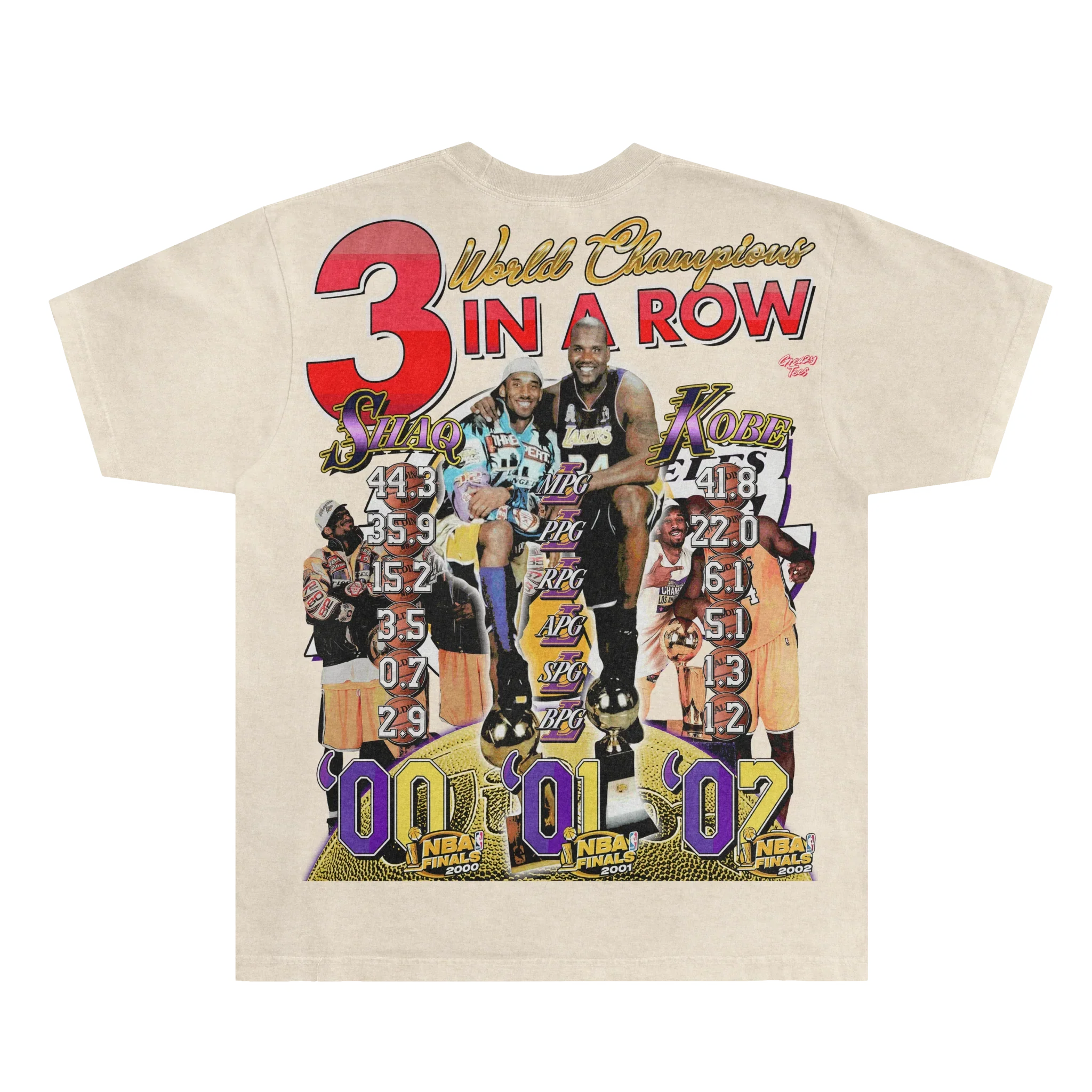 Shaq & Kobe '00-02 Classic Tee Style003