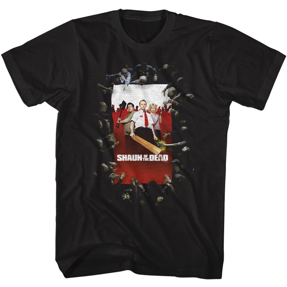 Shaun Of The Dead - Shaun Poster Boyfriend Tee