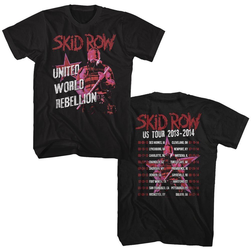 Skid Row UWR Tour 2013-14 Boyfriend Tee