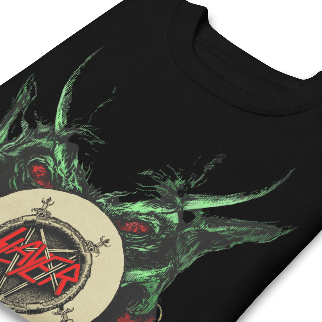 Slayer Demon Hands Vintage Jumbo Print Sweatshirt