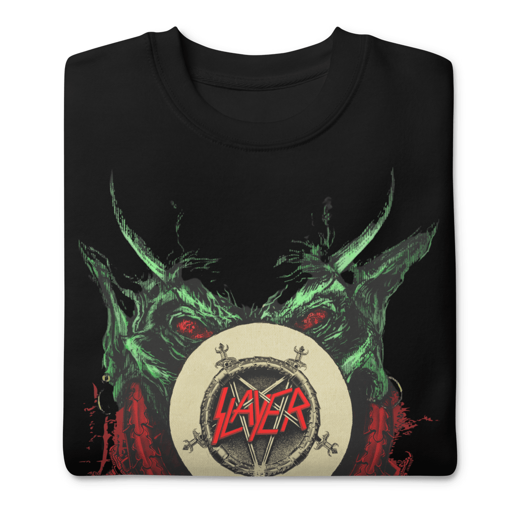 Slayer Demon Hands Vintage Jumbo Print Sweatshirt