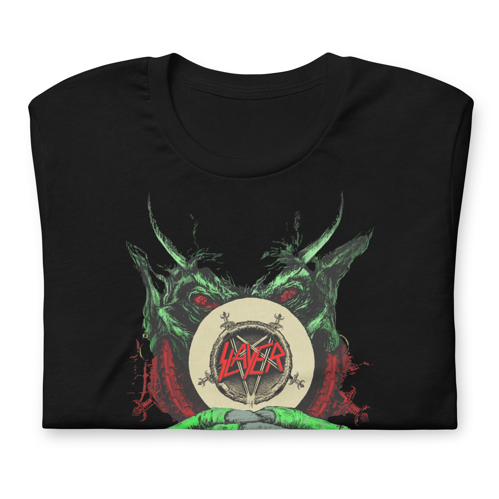 Slayer Demon Hands Vintage Jumbo Print T-Shirt