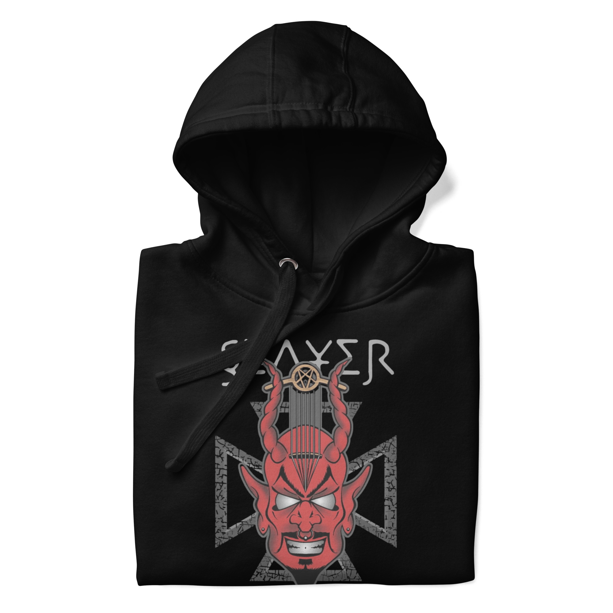 Slayer Devil's Horns Vintage  Hoodie