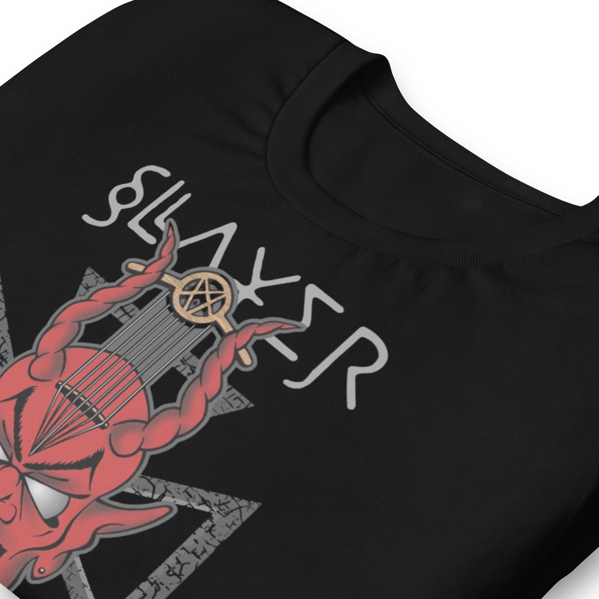 Slayer Devil's Horns Vintage Jumbo Print T-Shirt